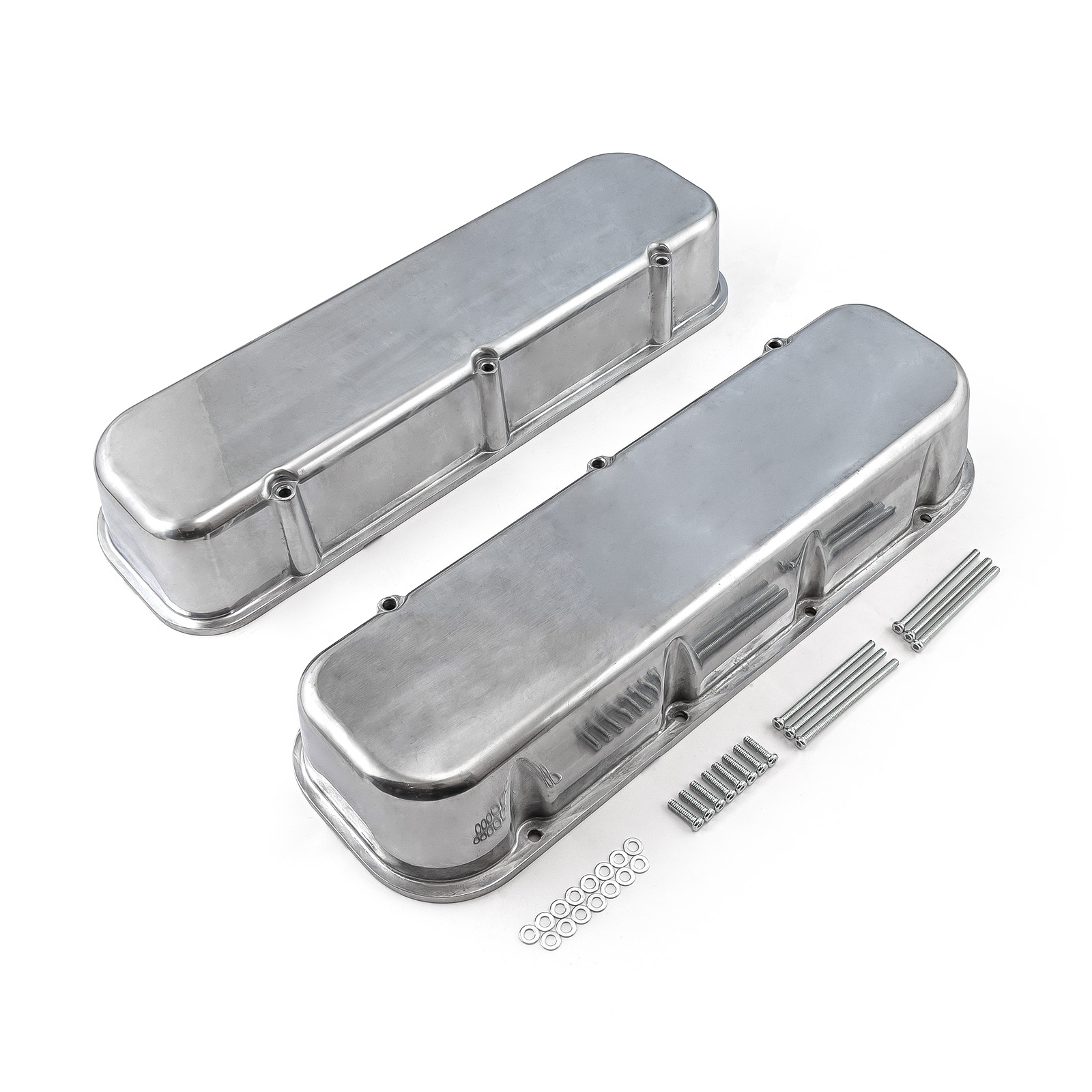 Speedmaster® PCE314.1027.01 Chevy BBC 454 Aluminum Plain Valve Cover - Tall w/o Hole