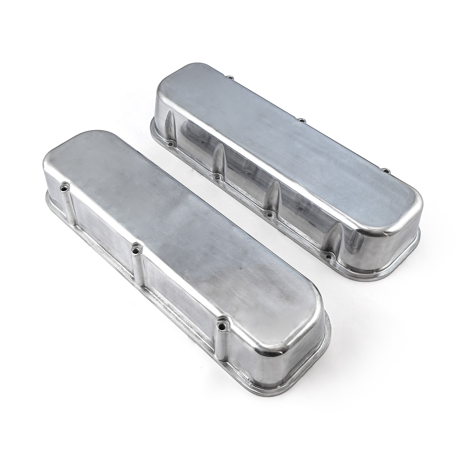 Speedmaster® PCE314.1027.01 Chevy BBC 454 Aluminum Plain Valve Cover - Tall w/o Hole