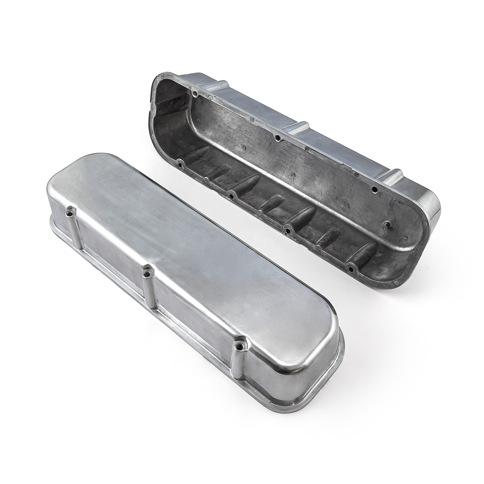 Speedmaster® PCE314.1027.01 Chevy BBC 454 Aluminum Plain Valve Cover - Tall w/o Hole