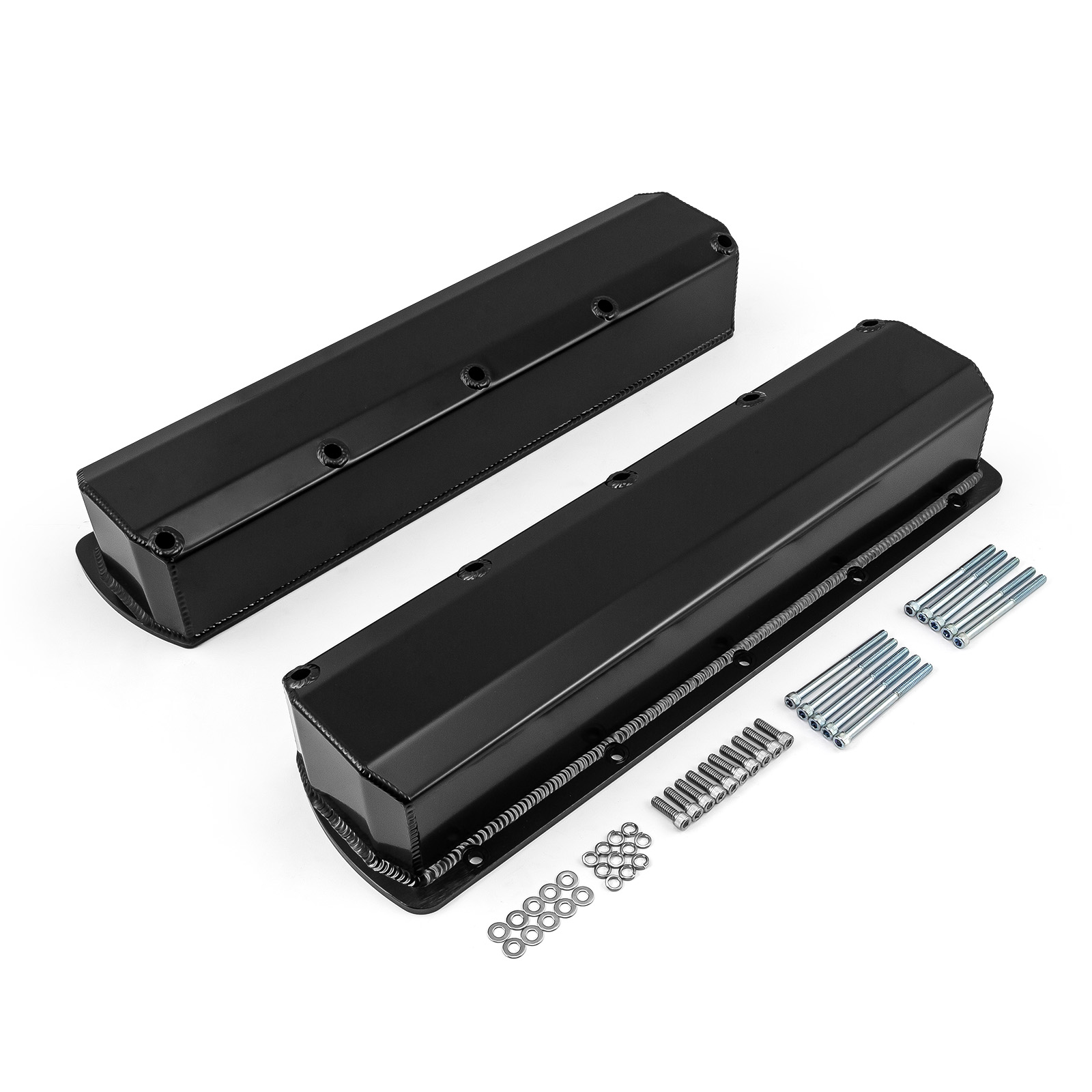 Speedmaster® PCE314.1171.03 Oldsmobile 350 400 425 455 Fabricated Valve Covers - Black