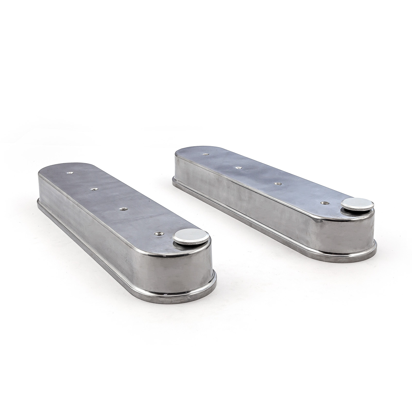 Speedmaster® PCE314.1226.01 Chevy LS1 LS2 LS3 LS6 LS7 Cast Aluminum Valve Covers - w/o Coil Mounts