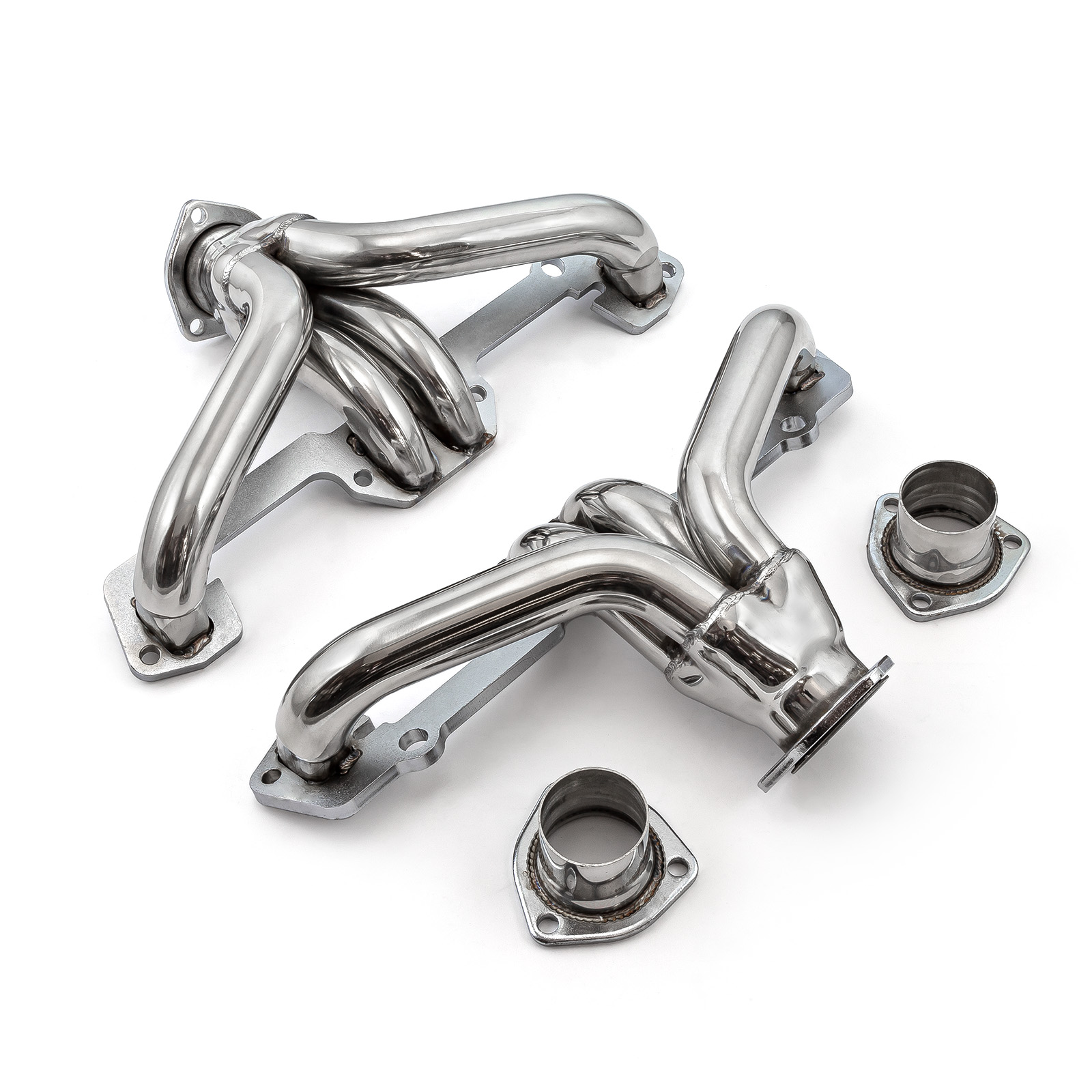 Speedmaster® PCE316.1064 Mopar Chrysler SB 318 340 360 Block Hugger Stainless Steel Exhaust Header