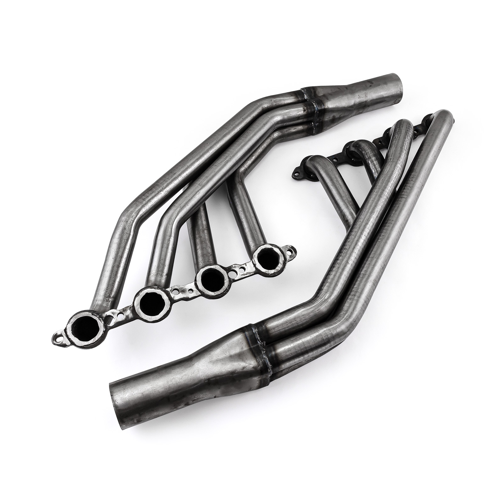 Speedmaster® PCE316.1067.03 Chevy LS Camaro 10-14 Raw Steel Exhaust Headers O2 Sensor Insertion