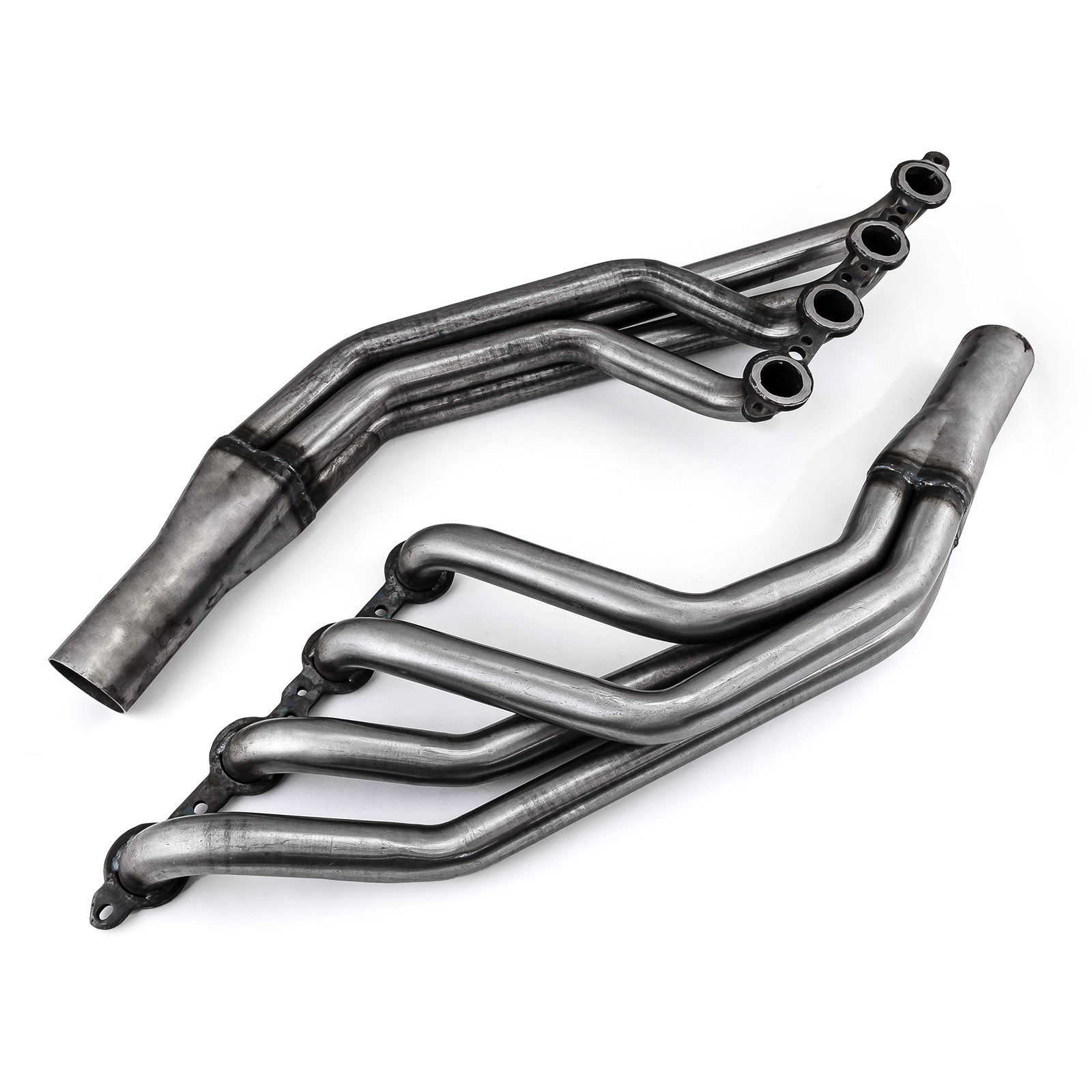 Speedmaster® PCE316.1067.03 Chevy LS Camaro 10-14 Raw Steel Exhaust Headers O2 Sensor Insertion