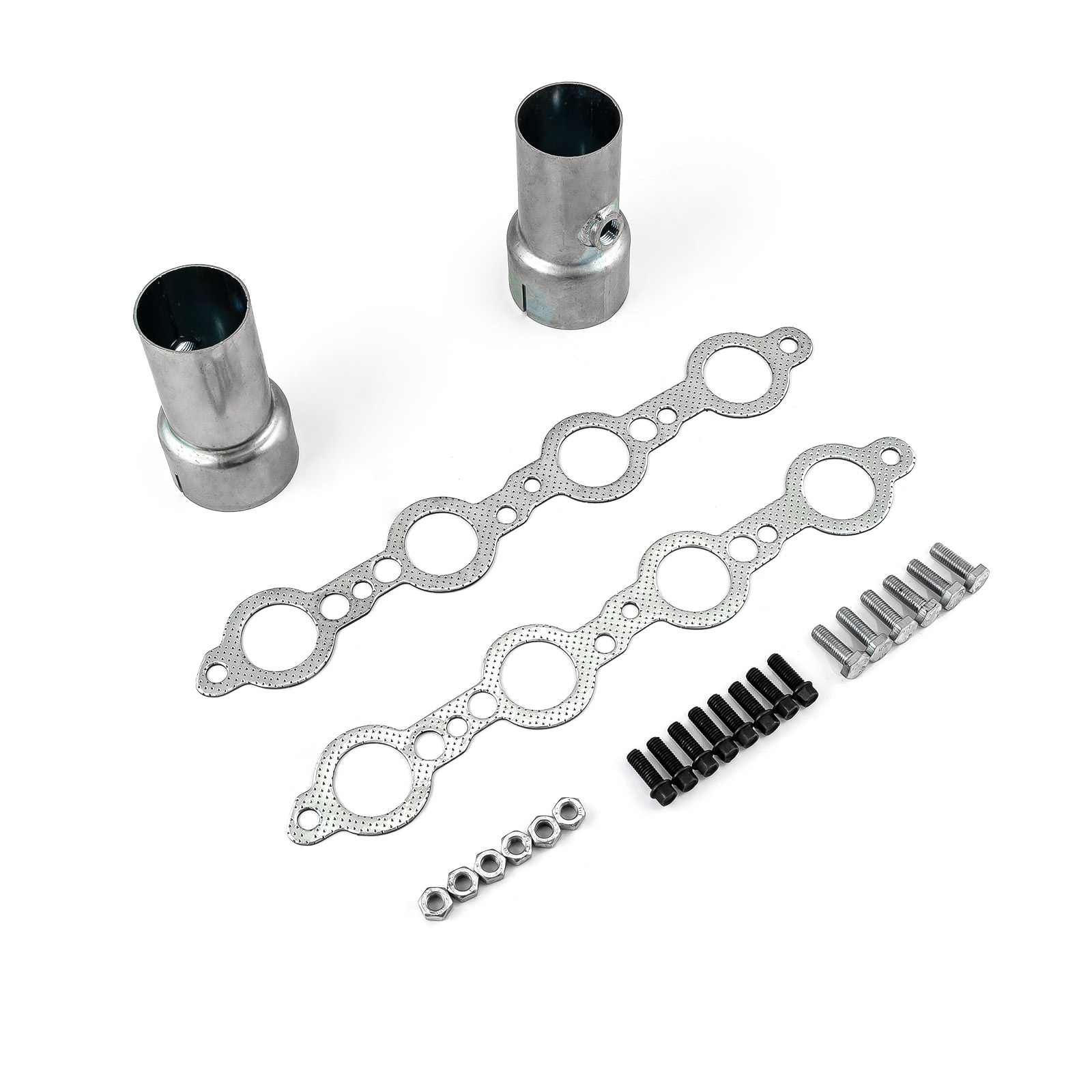 Speedmaster® PCE316.1067.03 Chevy LS Camaro 10-14 Raw Steel Exhaust Headers O2 Sensor Insertion