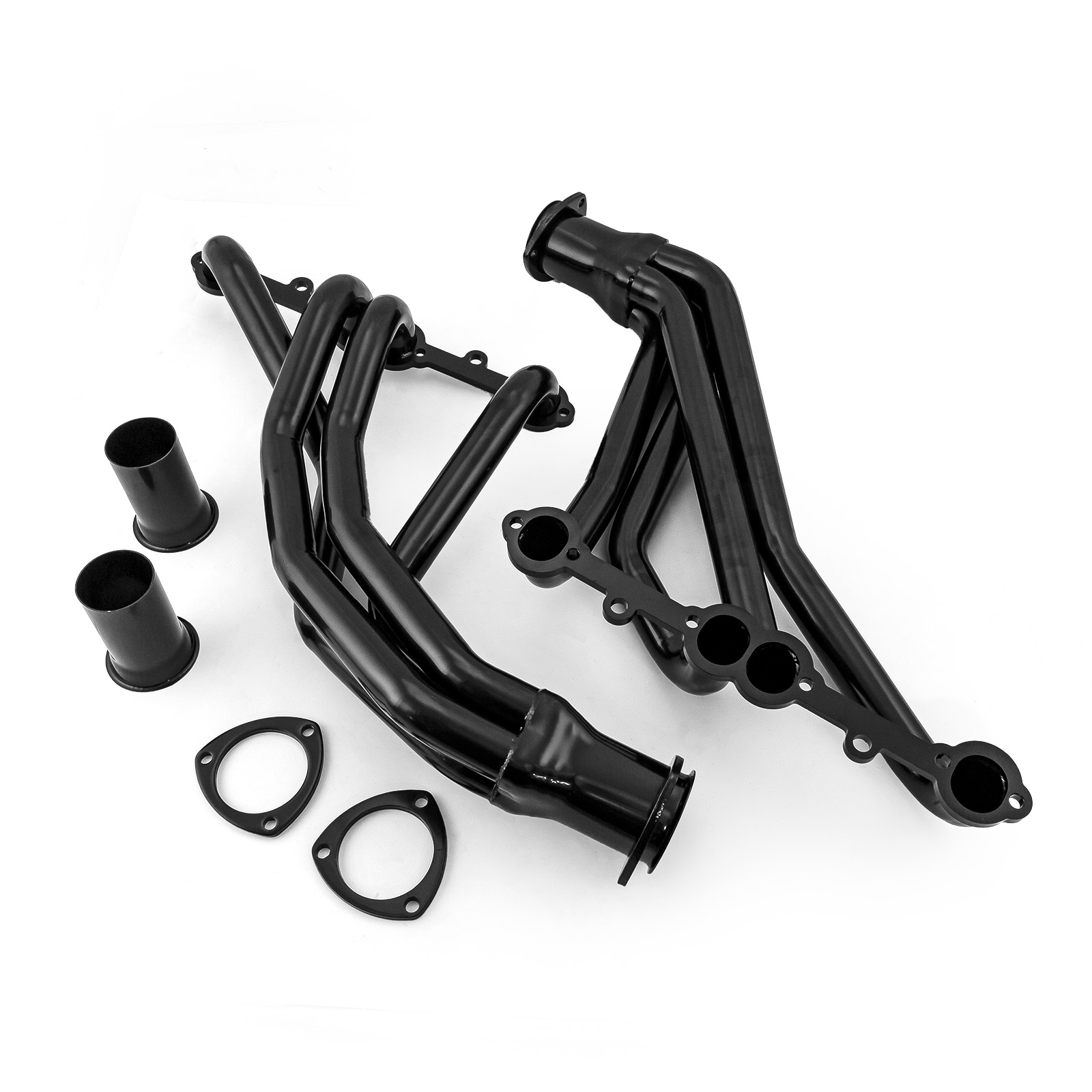 Chevy SBC 350 Truck Pick Up 1966-1987 Black Exhaust Headers