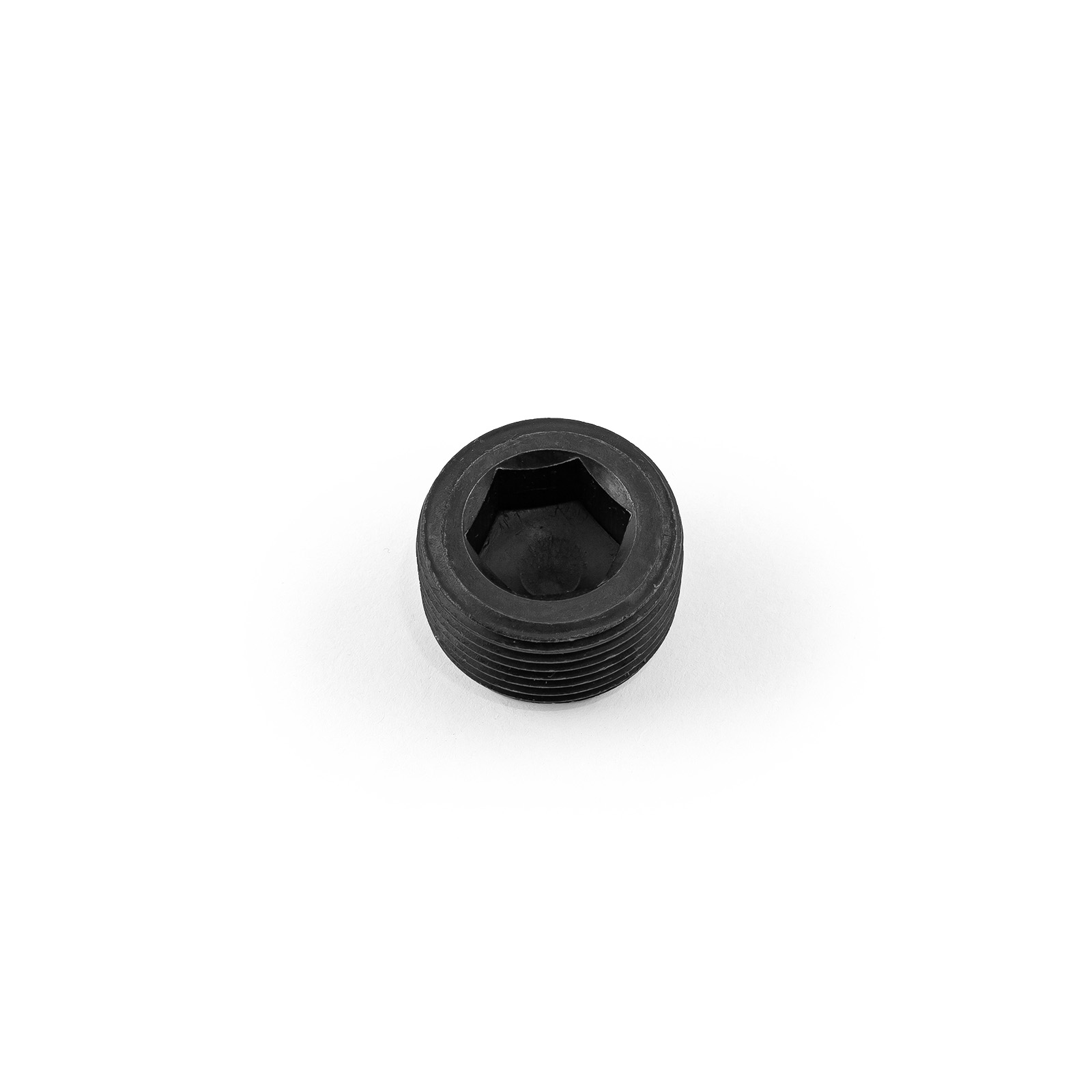 Speedmaster® PCE331.1042 Internal Allen Head Pipe Plug Fitting 1" NPT Black Anodized Aluminum