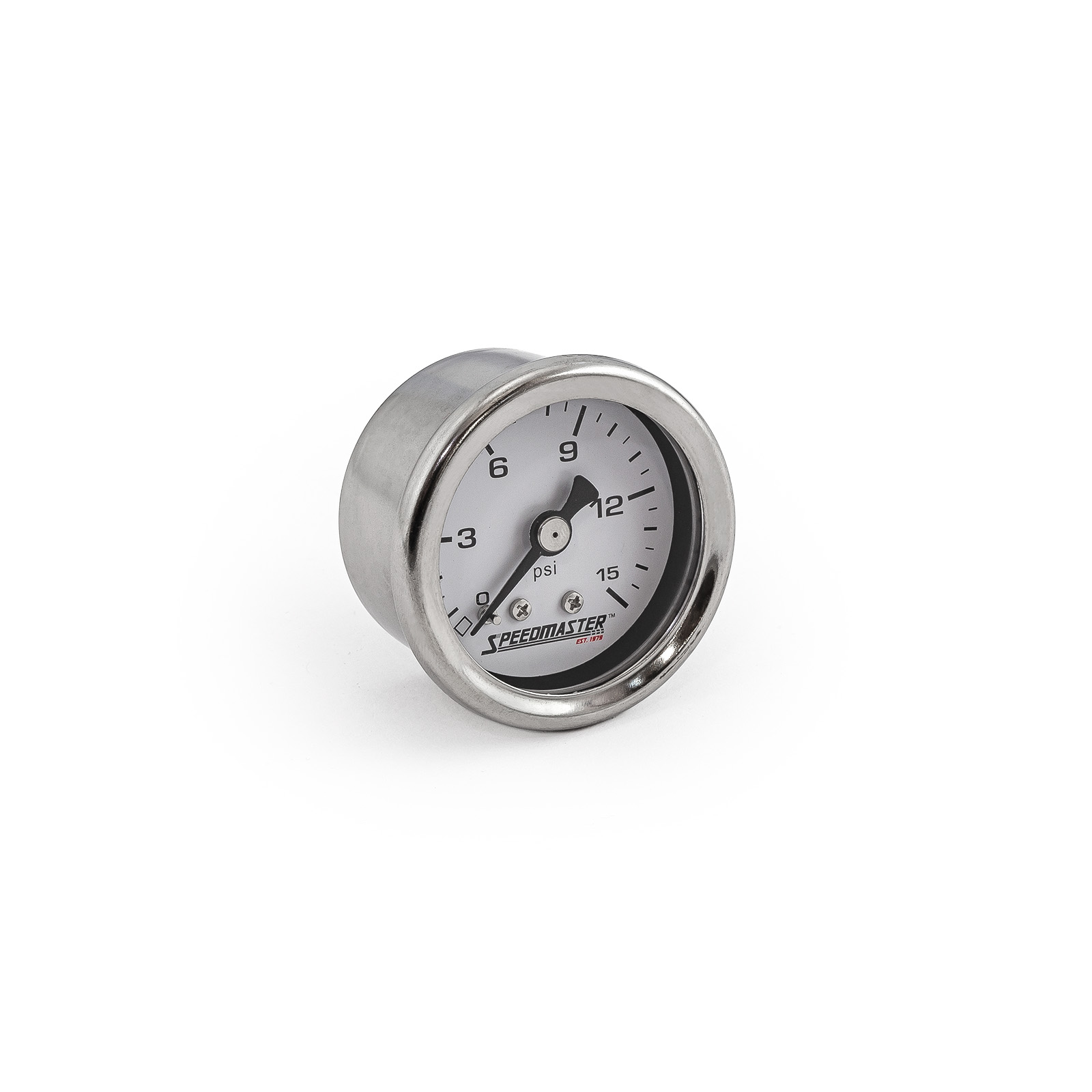 Speedmaster® PCE357.1001 1-1/2" 0-15psi Fuel Pressure Gauge (Non Liquid)