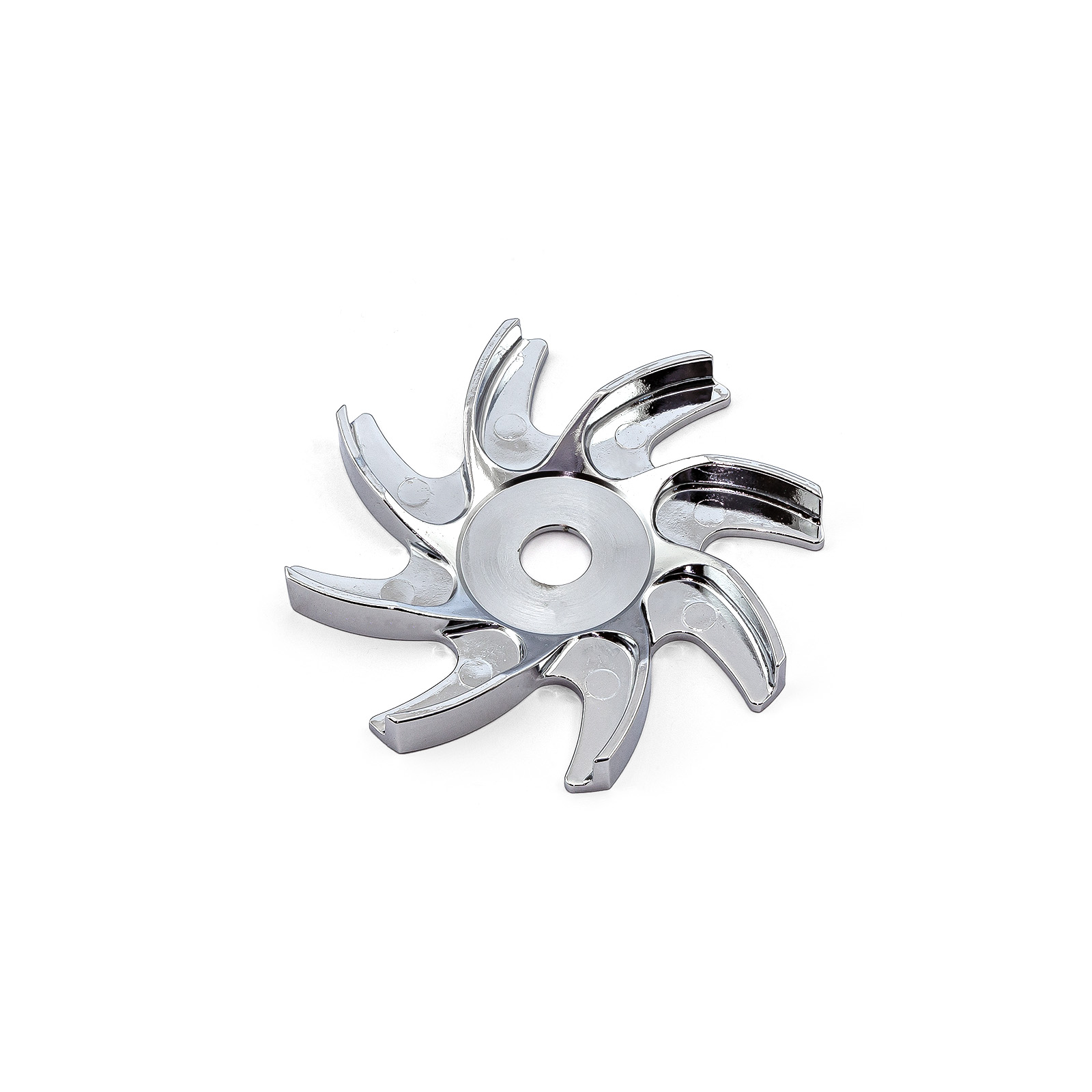 Universal Chrome Aluminum Alternator Fan