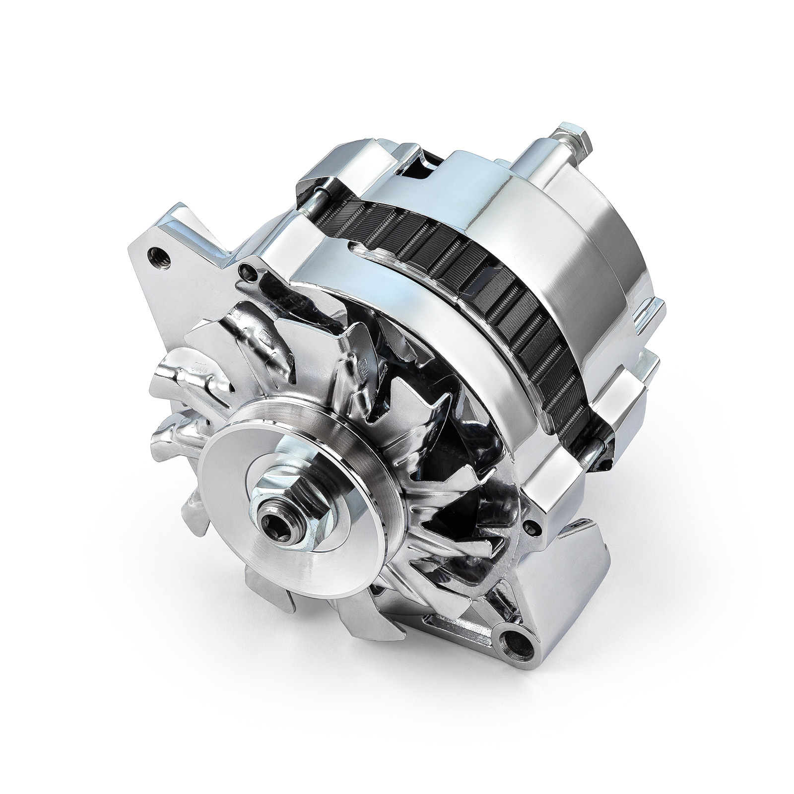 Speedmaster® PCE360.1023.01 Universal GM 7935 CS130 V-Belt 130 Amp Alternator [Chrome]