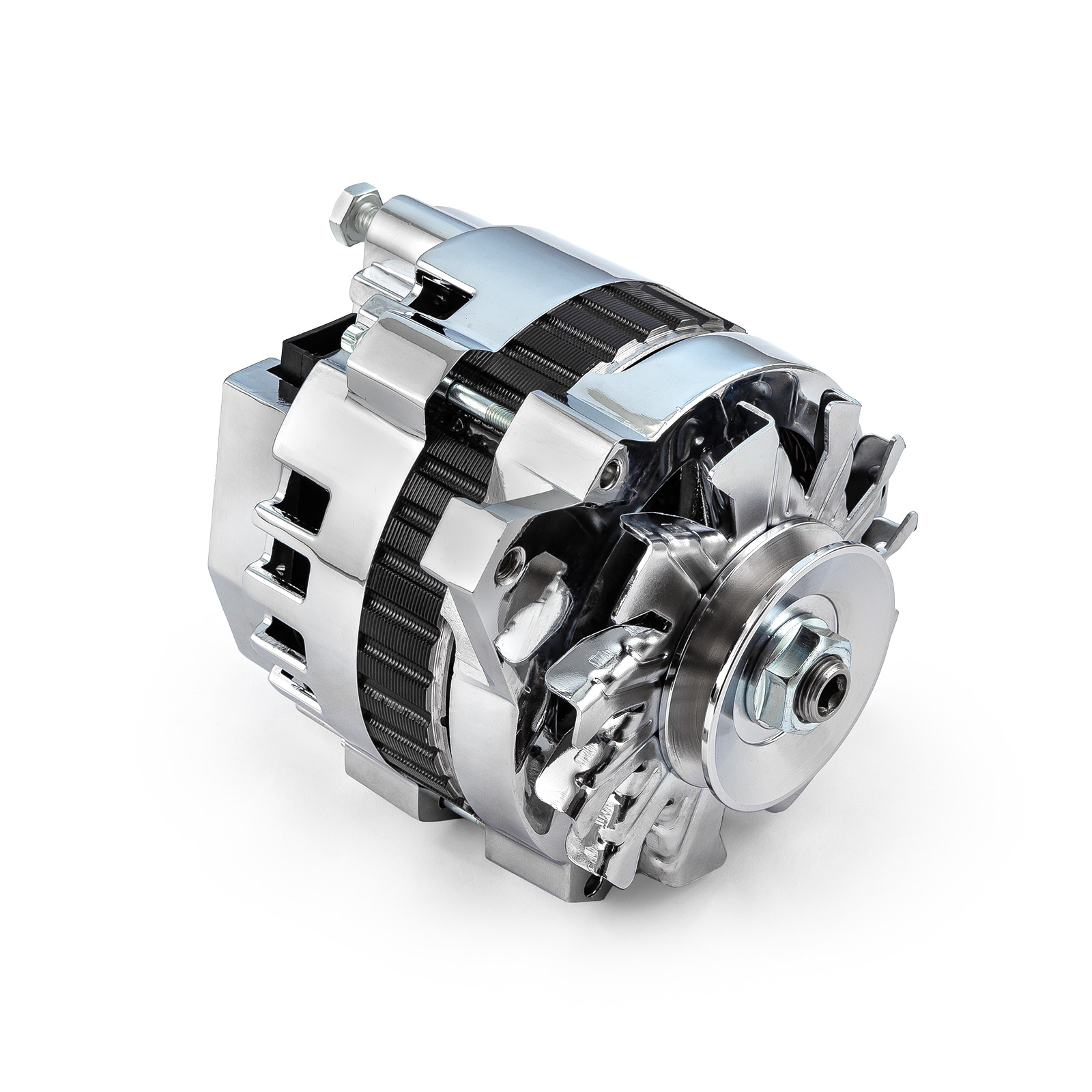 Speedmaster® PCE360.1023.01 Universal GM 7935 CS130 V-Belt 130 Amp Alternator [Chrome]