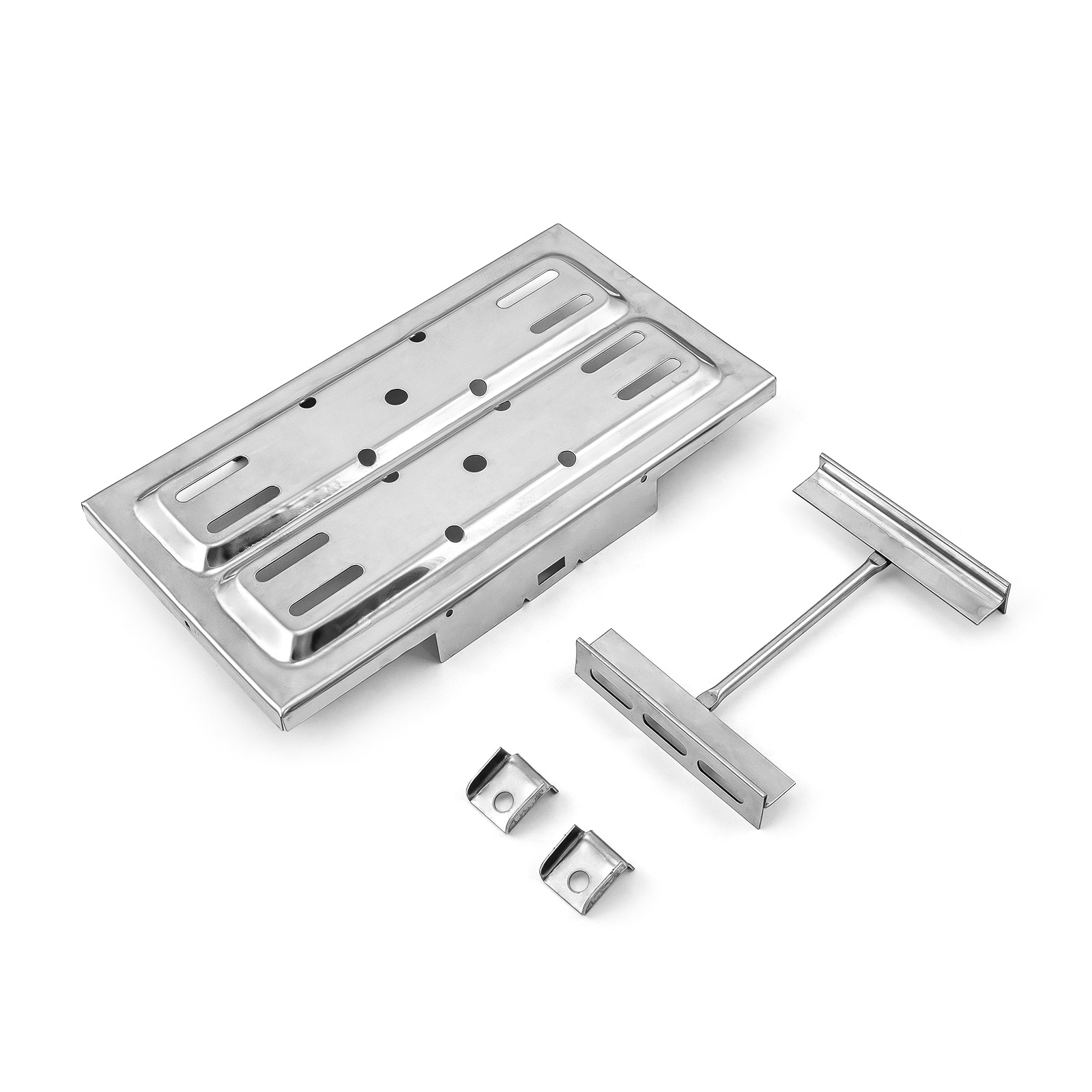 Speedmaster® PCE362.1001 Universal Stainless Steel 7.5" x 13.25" Battery Tray and Hold Down