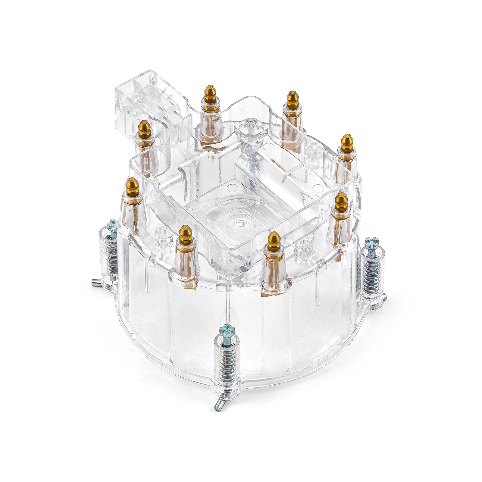 Speedmaster® PCE371.1002 HEI Replacement Distributor Cap Brass Terminals - Clear