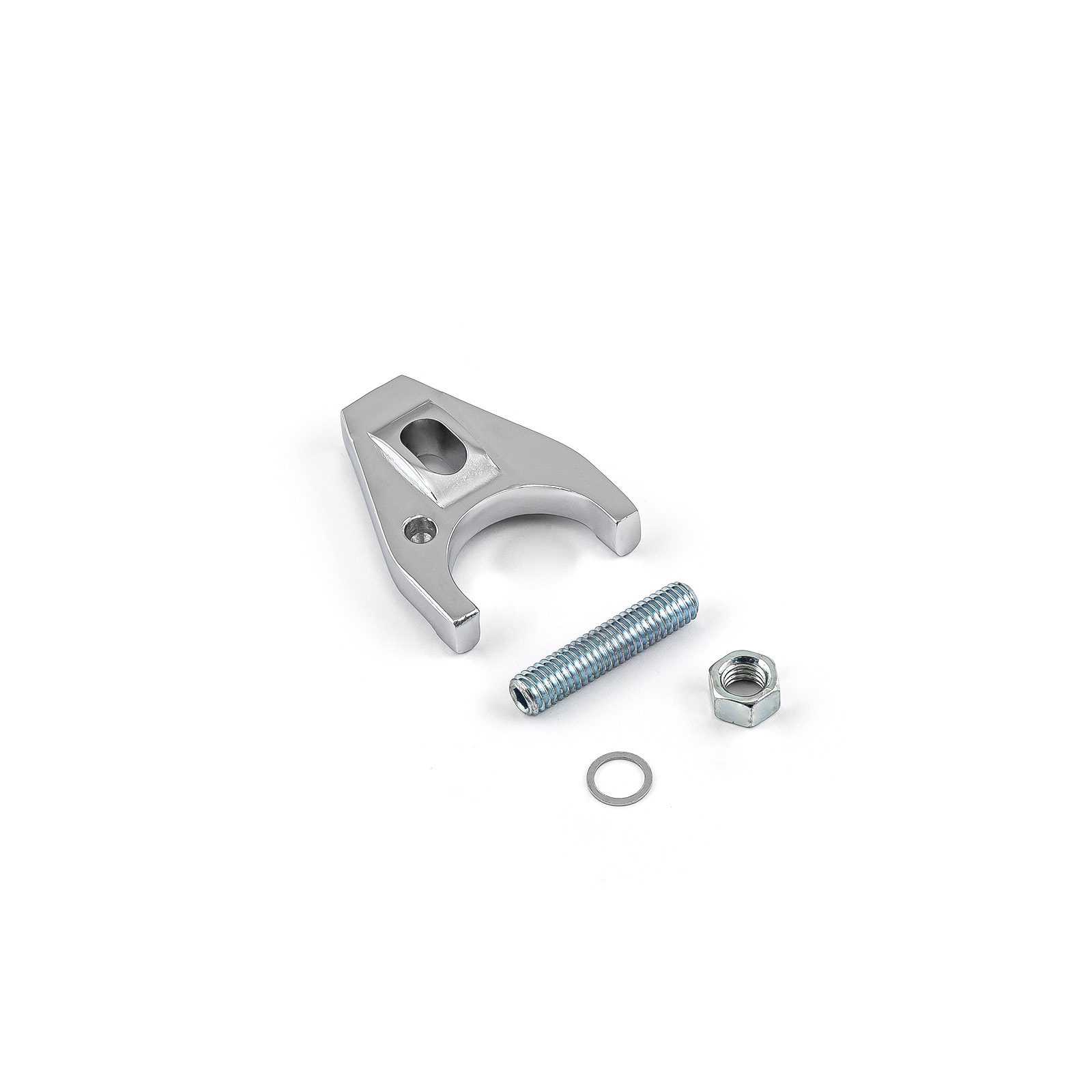 Speedmaster® PCE373.1008.02 Chevy SBC 350 BBC 454 Silver Aluminum Distributor Hold Down Clamp