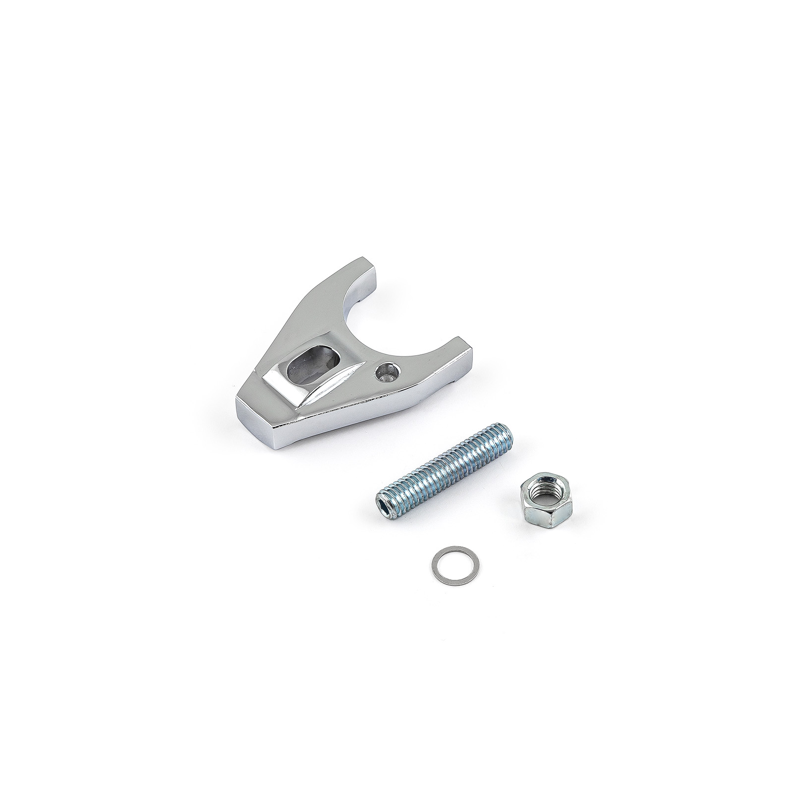 Speedmaster® PCE373.1008.02 Chevy SBC 350 BBC 454 Silver Aluminum Distributor Hold Down Clamp