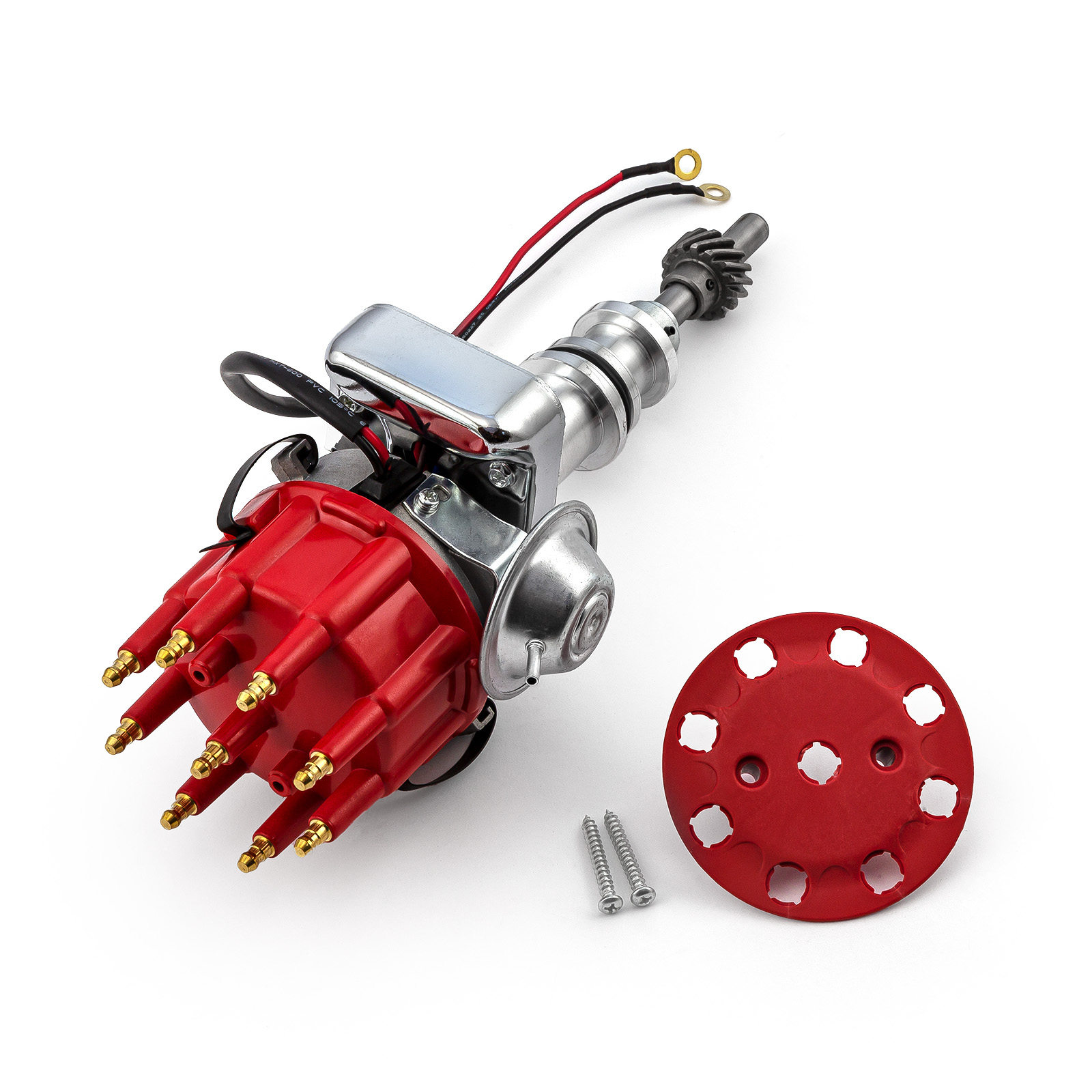 Speedmaster® PCE376.1083.01 Ford 351W Windsor 7000 Series Ready to Run Distributor [Red]