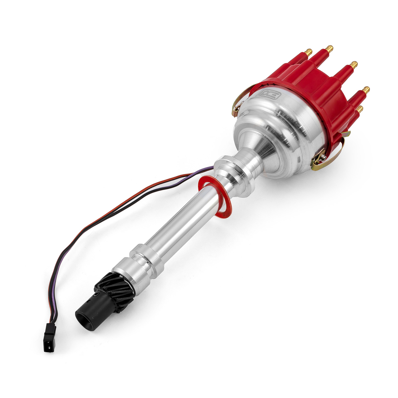 Speedmaster® PCE376.1096.01 Chevy SBC 350 BBC 454 8000 Series Pro Billet Distributor [Red]