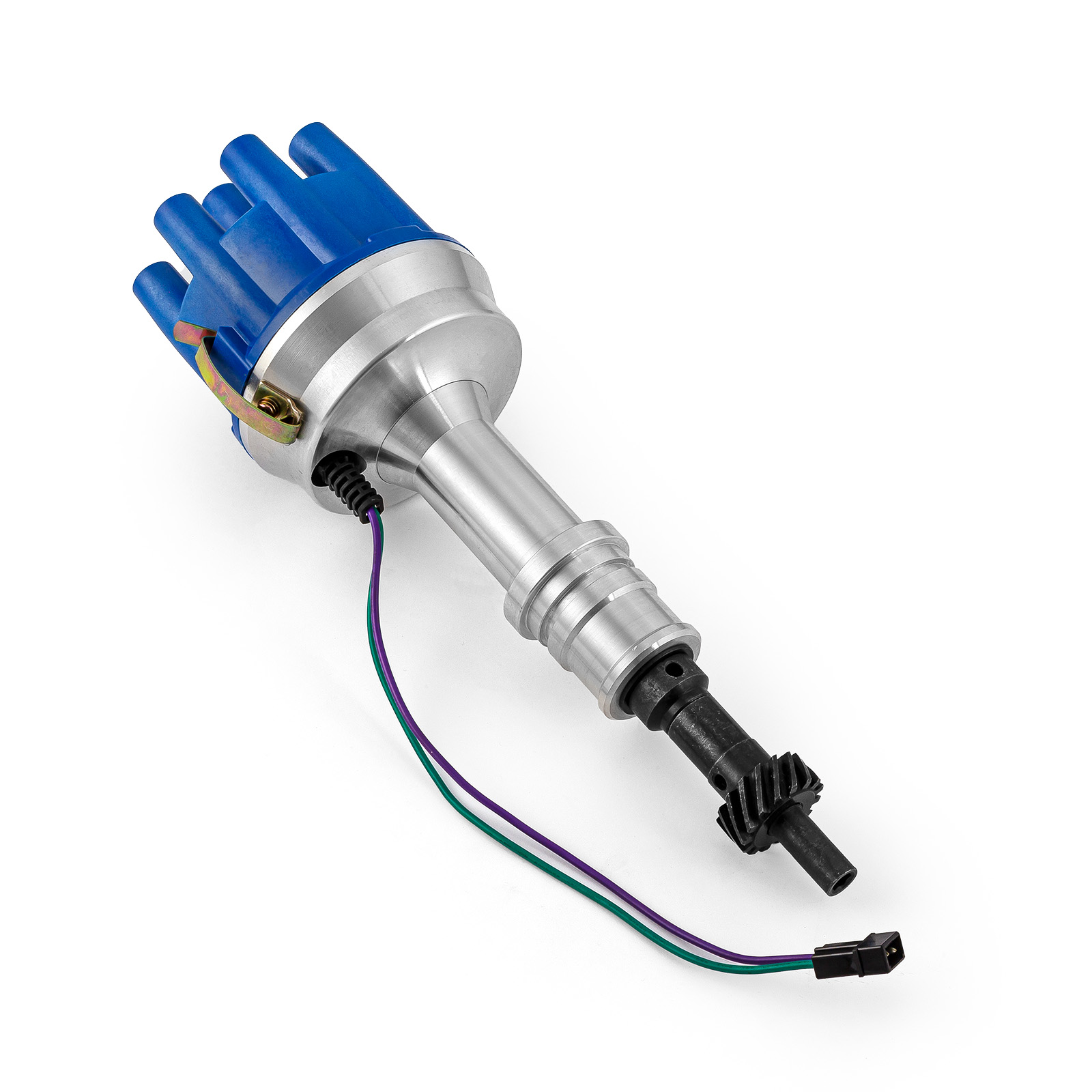 Speedmaster® PCE376.1100.06 Ford 289 302 Windsor 8000 Series Pro Billet Distributor [Blue]