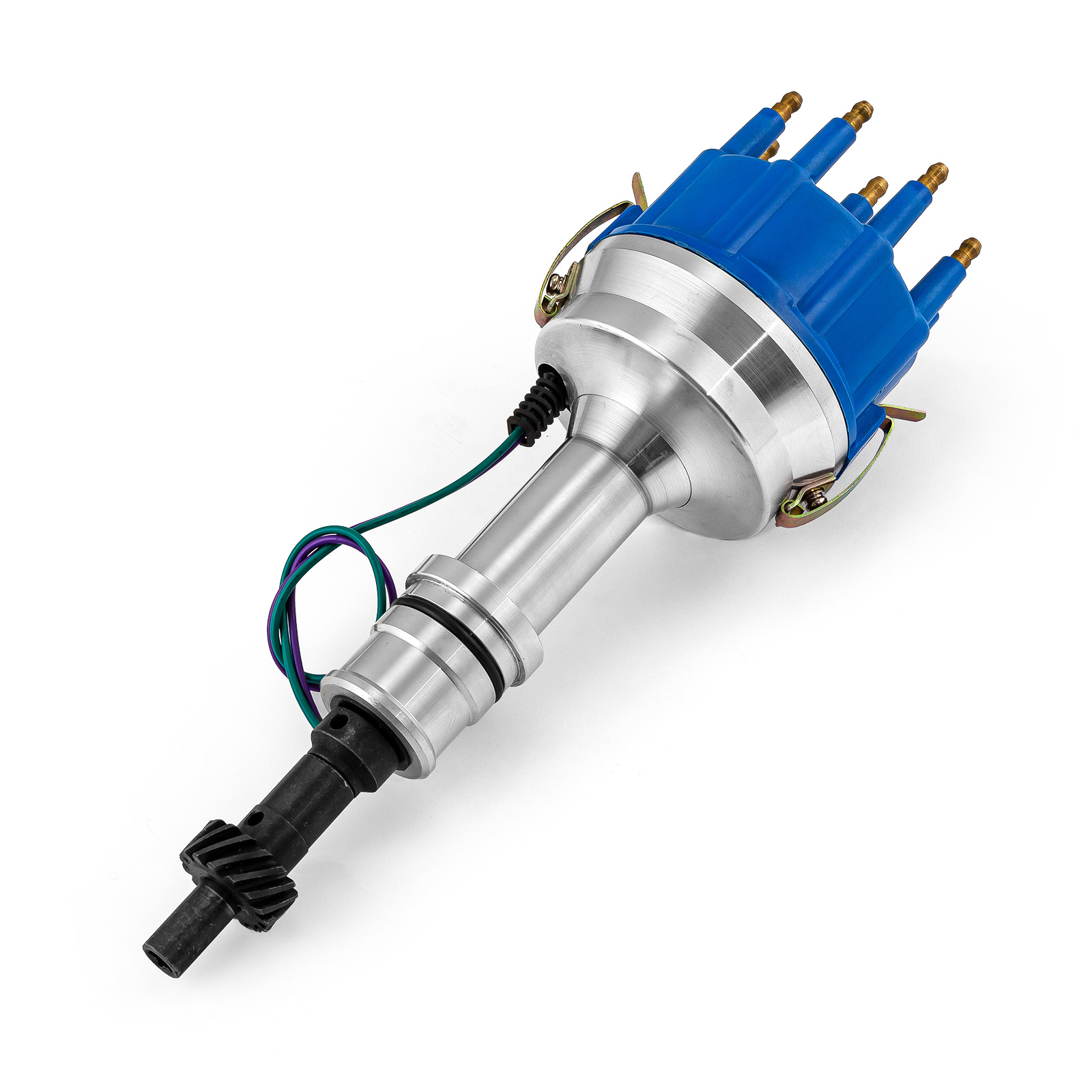 Speedmaster® PCE376.1104.05 Ford 351W Windsor 8400 Series Pro Billet Distributor [Blue]