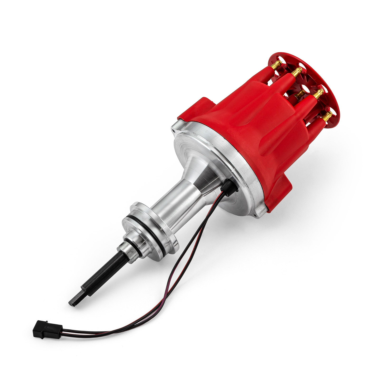 Speedmaster® PCE376.1114.03 Mopar Chrysler SB 318 340 360 8000 Series Pro Billet Distributor [Red Screw-on]