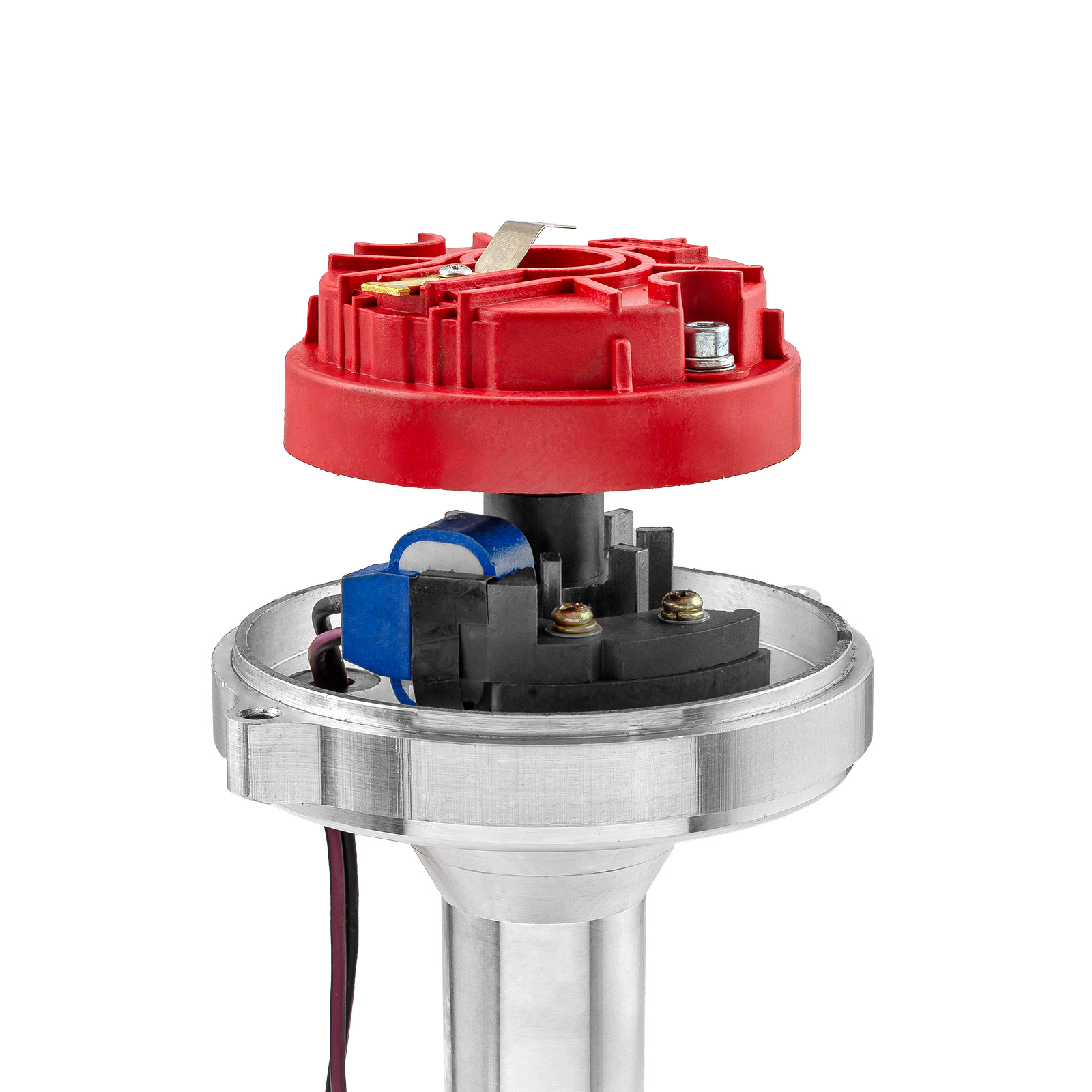 Speedmaster® PCE376.1114.03 Mopar Chrysler SB 318 340 360 8000 Series Pro Billet Distributor [Red Screw-on]