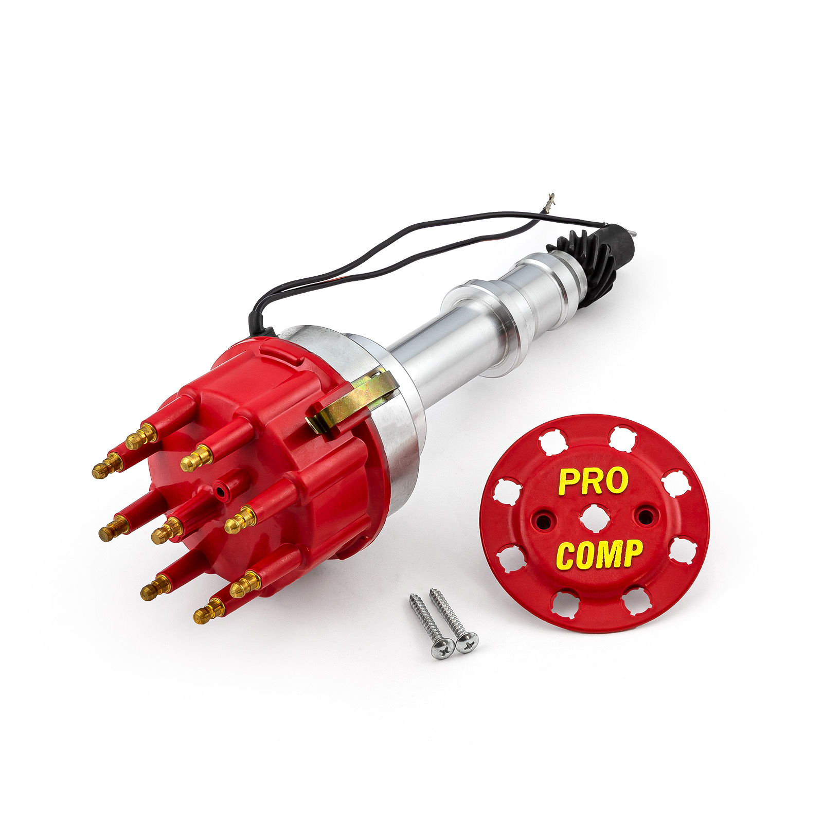 Speedmaster® PCE376.1116.01 Pontiac 326 400 455 8000 Series Pro Billet Distributor [Red]