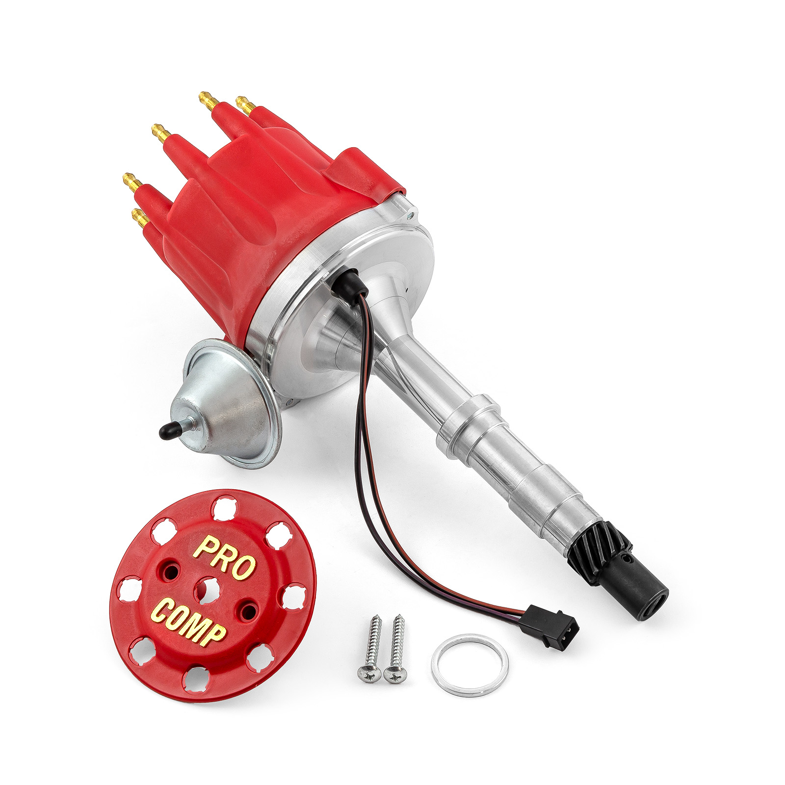 Amc Jeep 290 304 360 401 8000 Series Pro Billet Distributor [Red]
