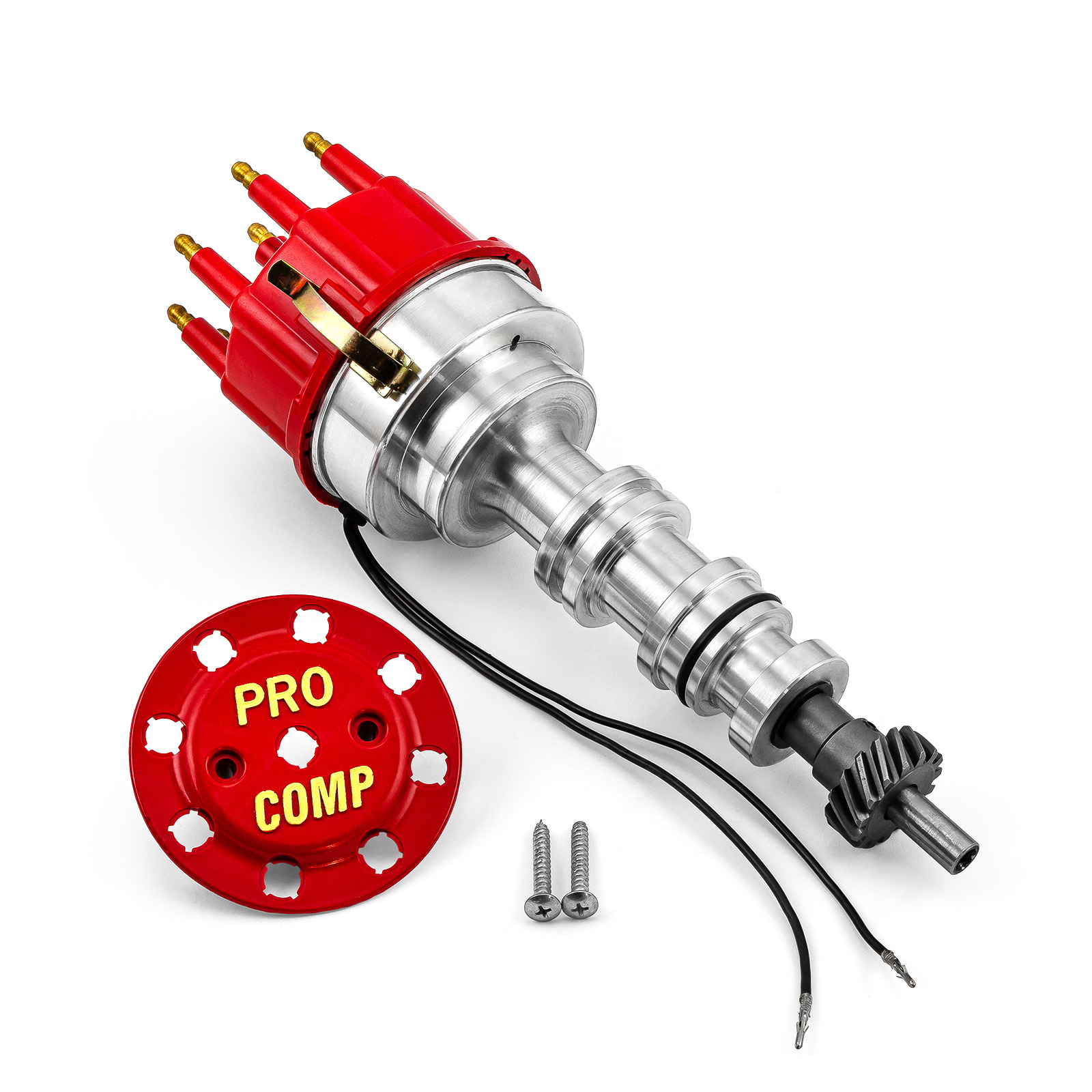 Ford Fe 390 427 428 8000 Series Pro Billet Distributor [Red]