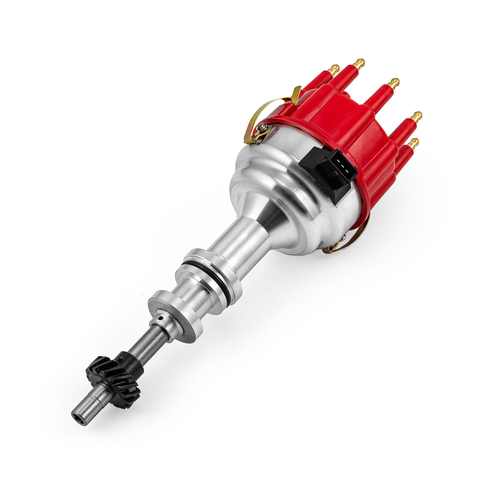 Speedmaster® PCE376.1222.01 Ford 351C Cleveland 460 8020 Series Pro Billet Ready to Run Distributor [Red]