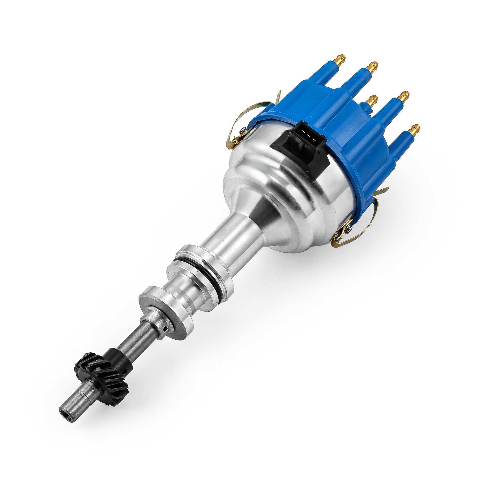 Speedmaster® PCE376.1222.02 Ford 351C Cleveland 460 8020 Series Pro Billet Ready to Run Distributor [Blue]