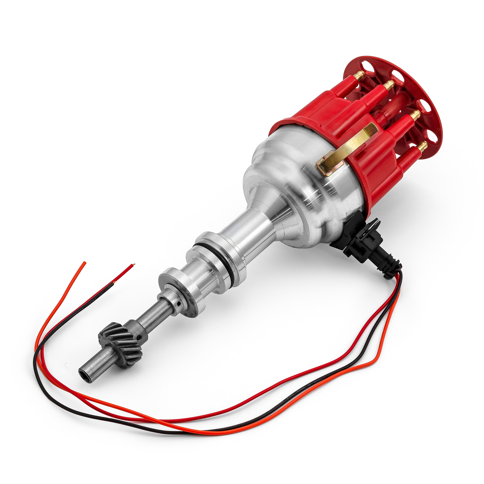 Speedmaster® PCE376.1225.01 Ford 351W Windsor 8020 Series Pro Billet Ready to Run Distributor [Red]