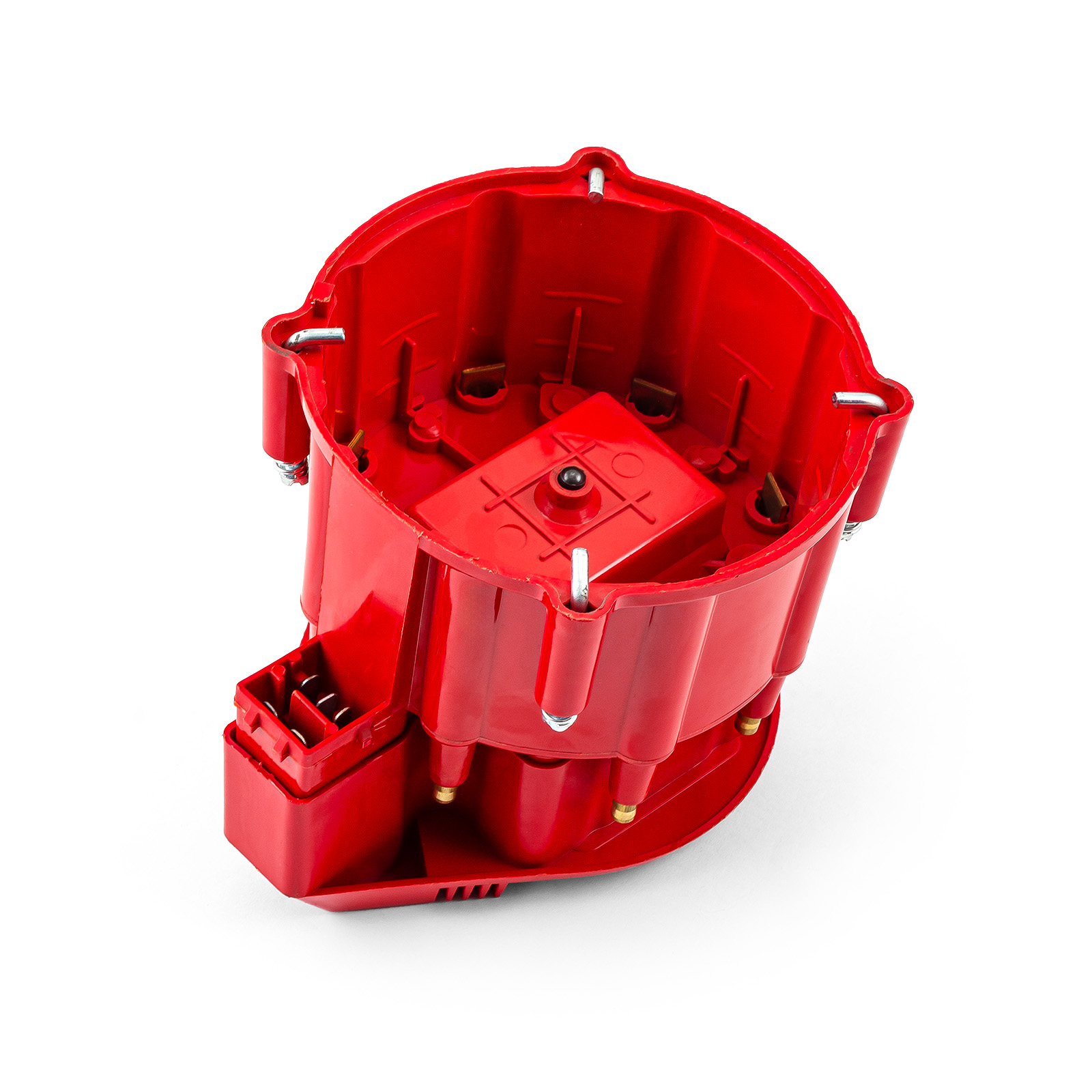 Speedmaster® PCE378.1006 HEI Distributor Cap Rotor 65K Coil Cover Red Upgrade Kit