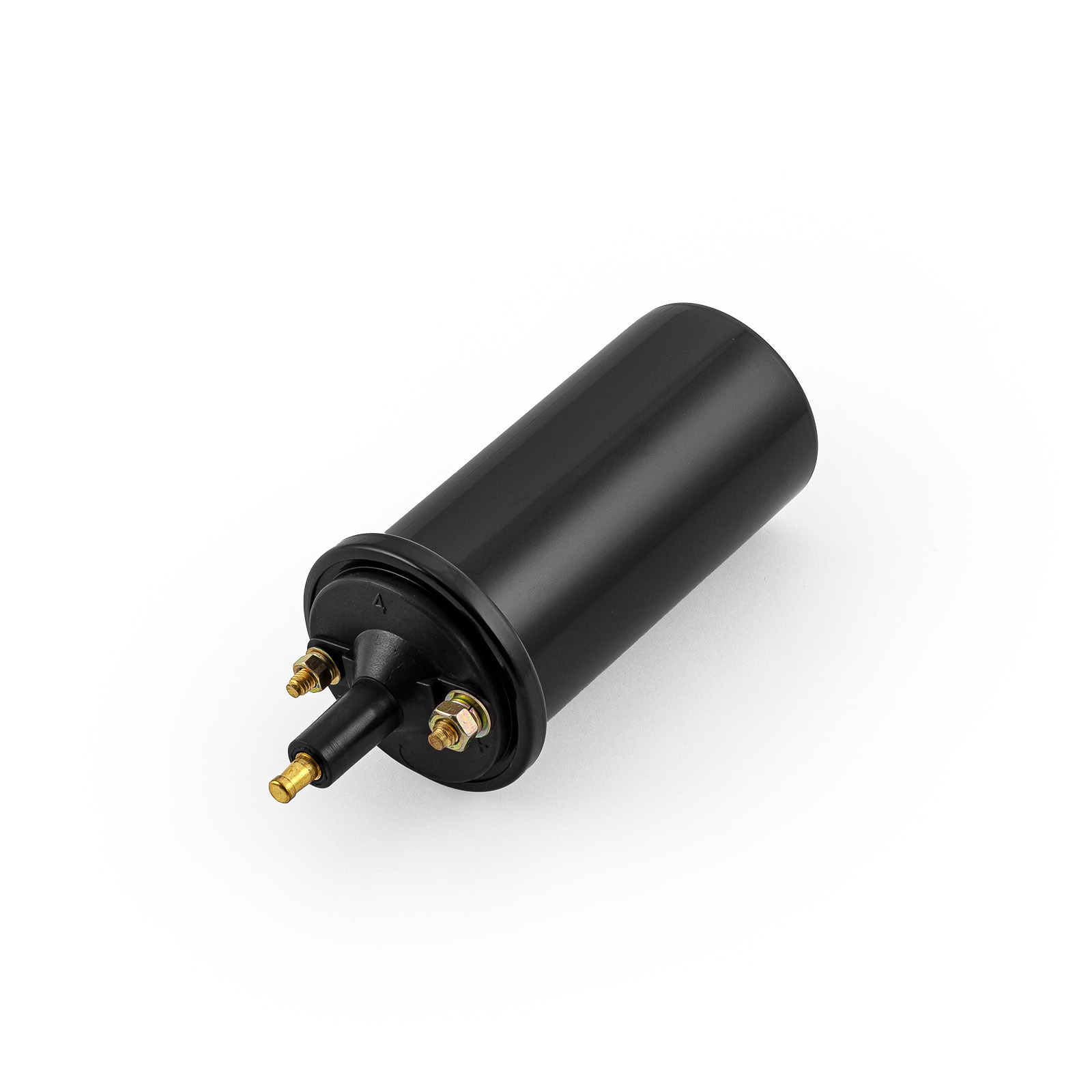 Speedmaster® PCE382.1014.01 12V Electronic Round Oil Filled Male Round Canister Ignition Coil Black