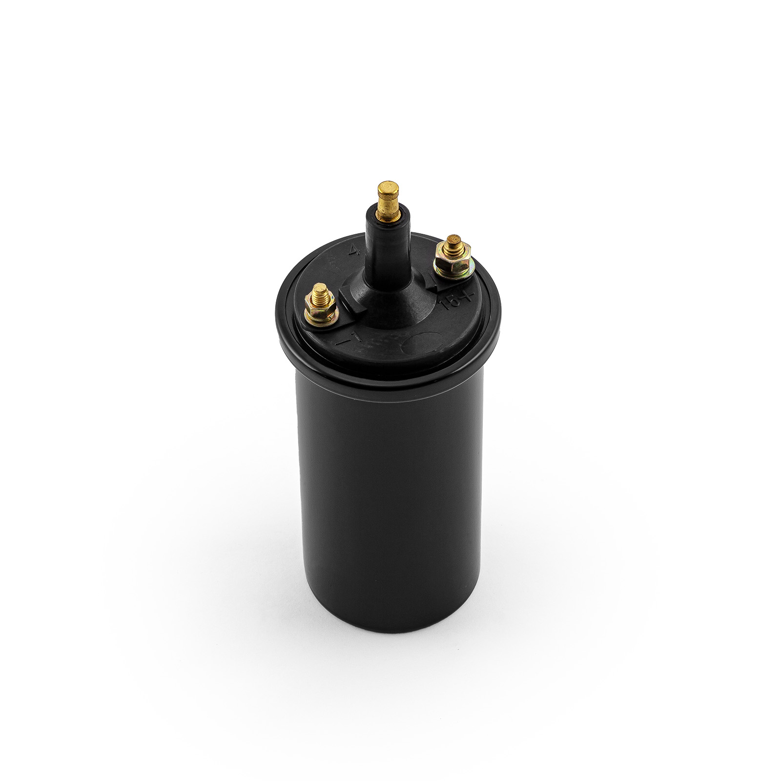 Speedmaster® PCE382.1014.01 12V Electronic Round Oil Filled Male Round Canister Ignition Coil Black