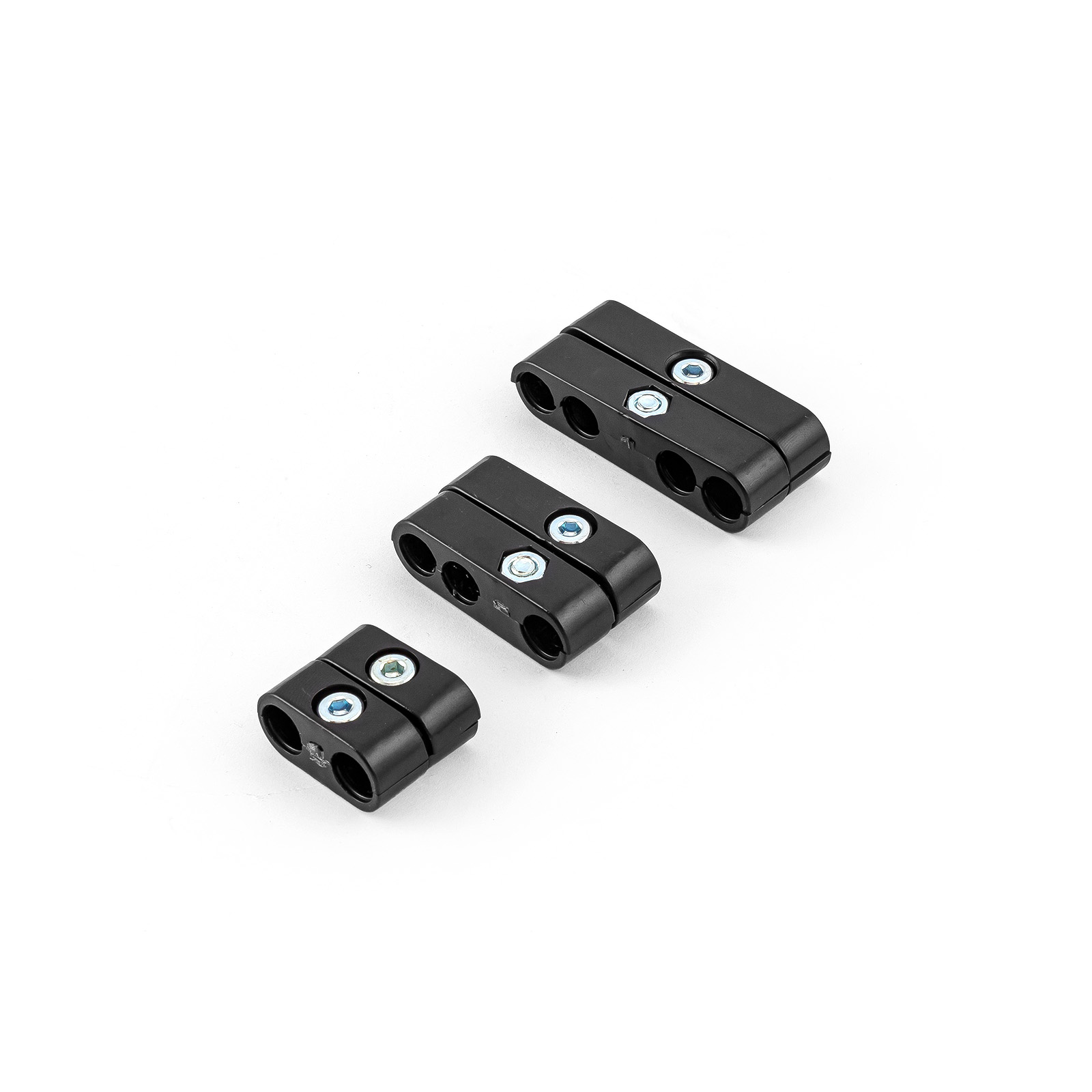 Speedmaster® PCE388.1009 Universal Black Plastic Pro 7 - 9.5mm Spark Plug Wire Separator Set