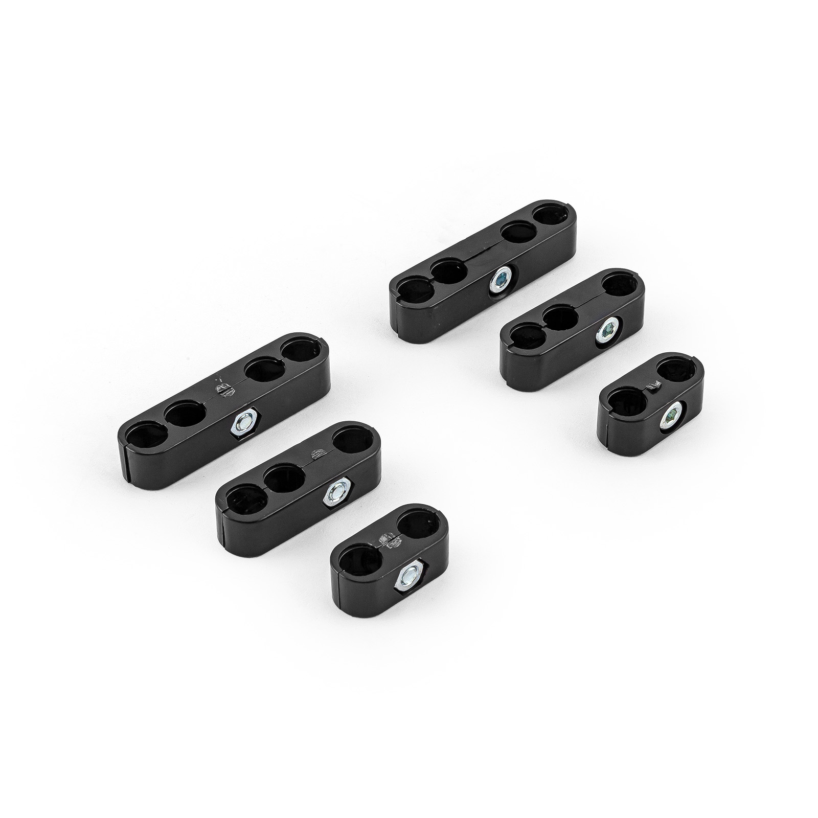 Speedmaster® PCE388.1009 Universal Black Plastic Pro 7 - 9.5mm Spark Plug Wire Separator Set