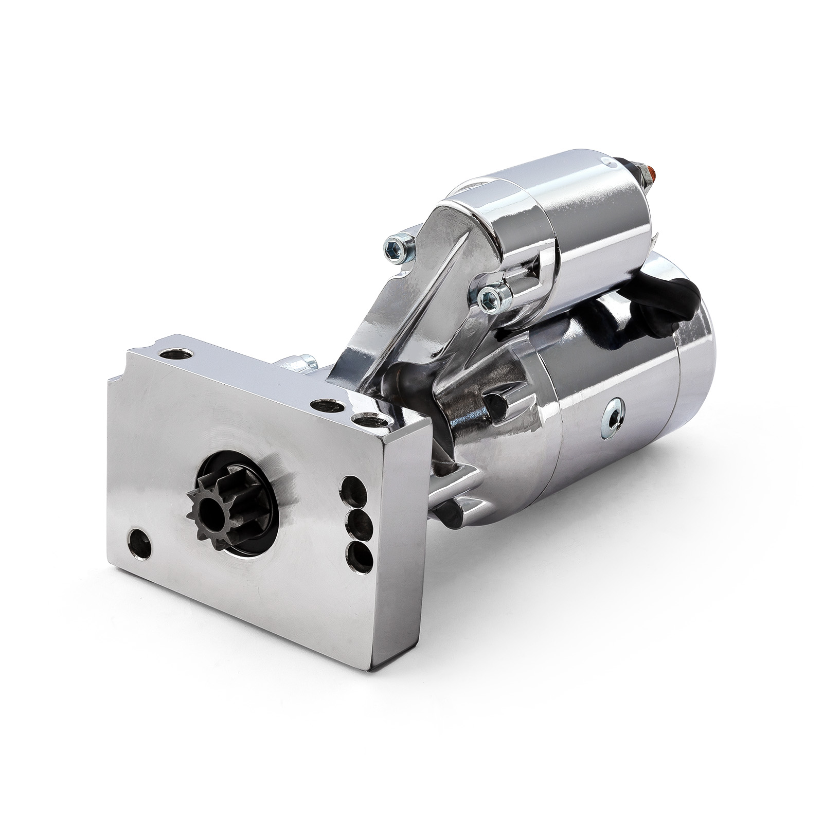 Speedmaster® PCE393.1020.02 Chevy SBC 350 BBC 454 10" 153T 11" 168T Mini High-Torque 4Hp Starter [Chrome]