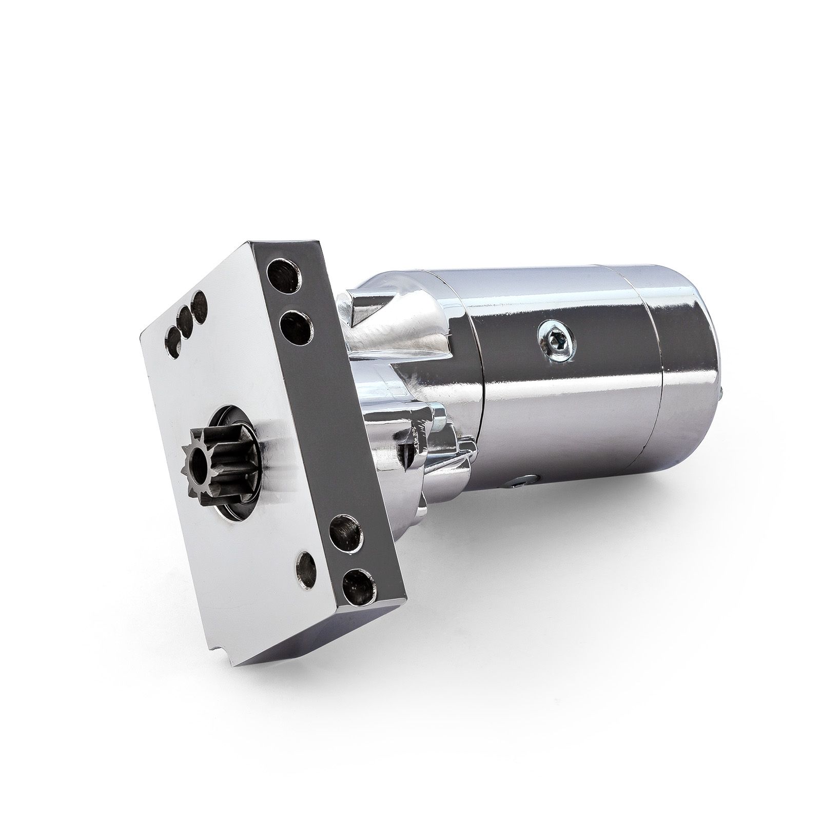 Speedmaster® PCE393.1020.02 Chevy SBC 350 BBC 454 10" 153T 11" 168T Mini High-Torque 4Hp Starter [Chrome]