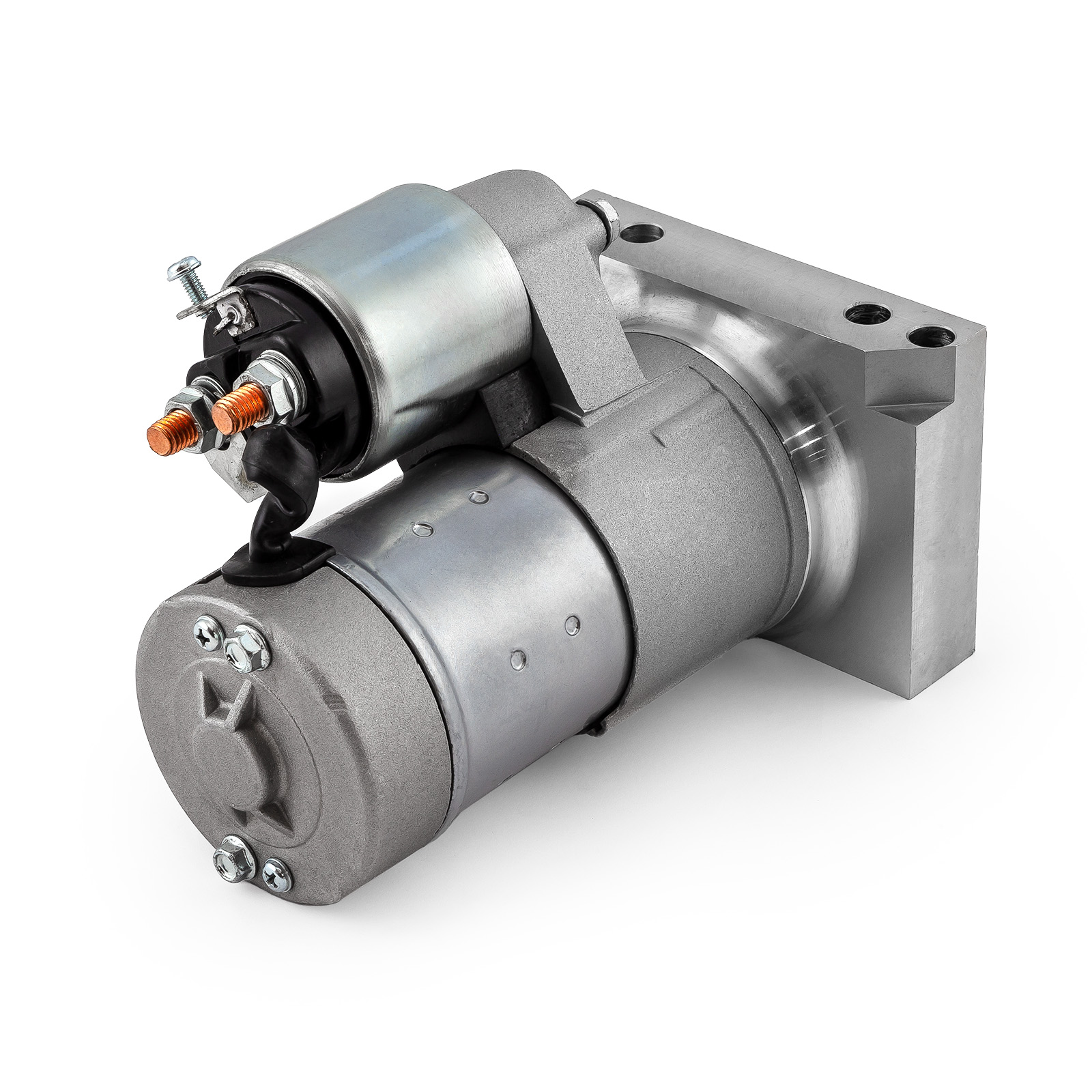 Speedmaster® PCE393.1020.05 Chevy SBC 350 BBC 454 10" 153T 11" 168T Mini High-Torque 4Hp Starter [Satin]