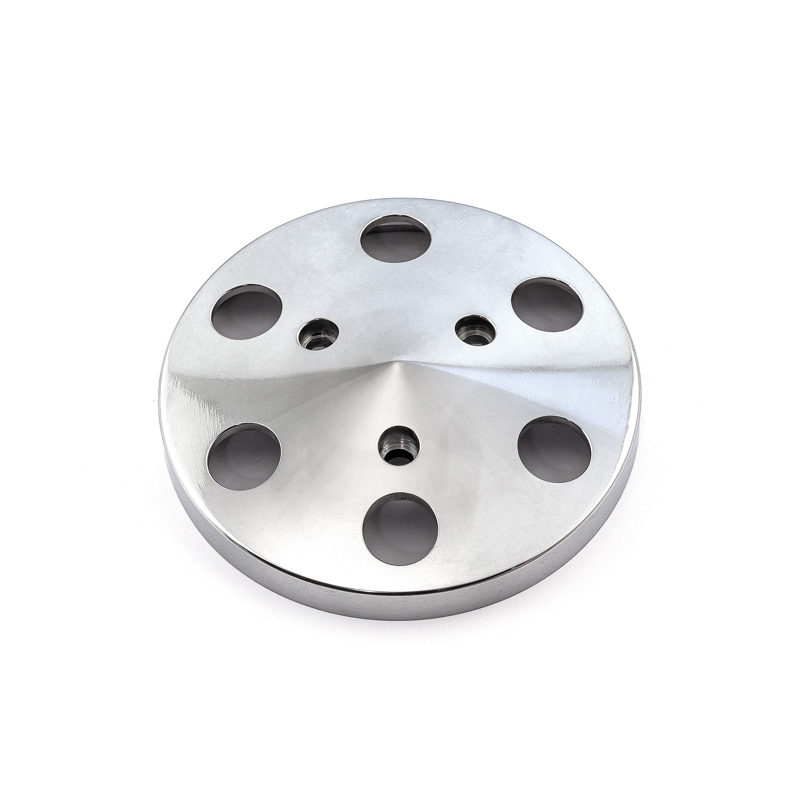 Speedmaster® PCE412.1001 Air Conditioner Polished Billet Aluminum Clutch Cover