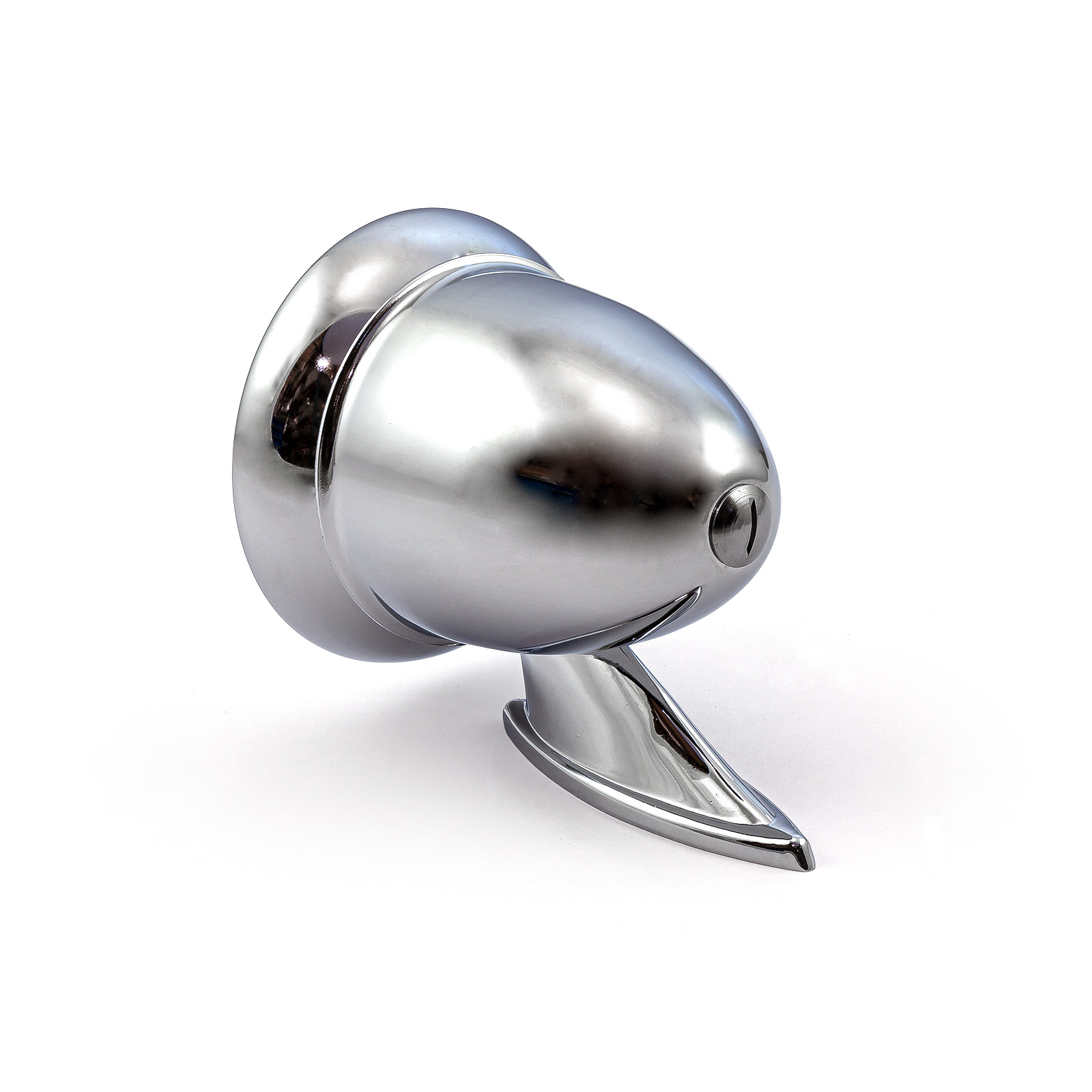 Speedmaster® PCE419.1003 Universal 4" Classic Gt Racing Bullet Style Rear View Mirror Only (Two Bolt)