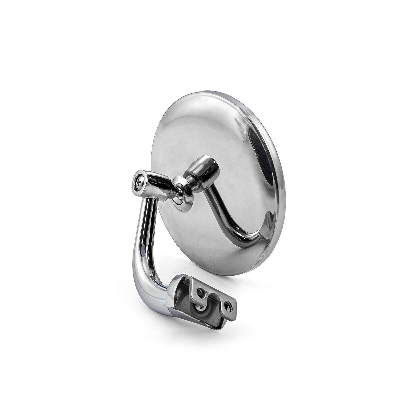 Speedmaster® PCE419.1005 4" Round Peep Style Polished Stainless Steel Mirror - Fits L & R Doors