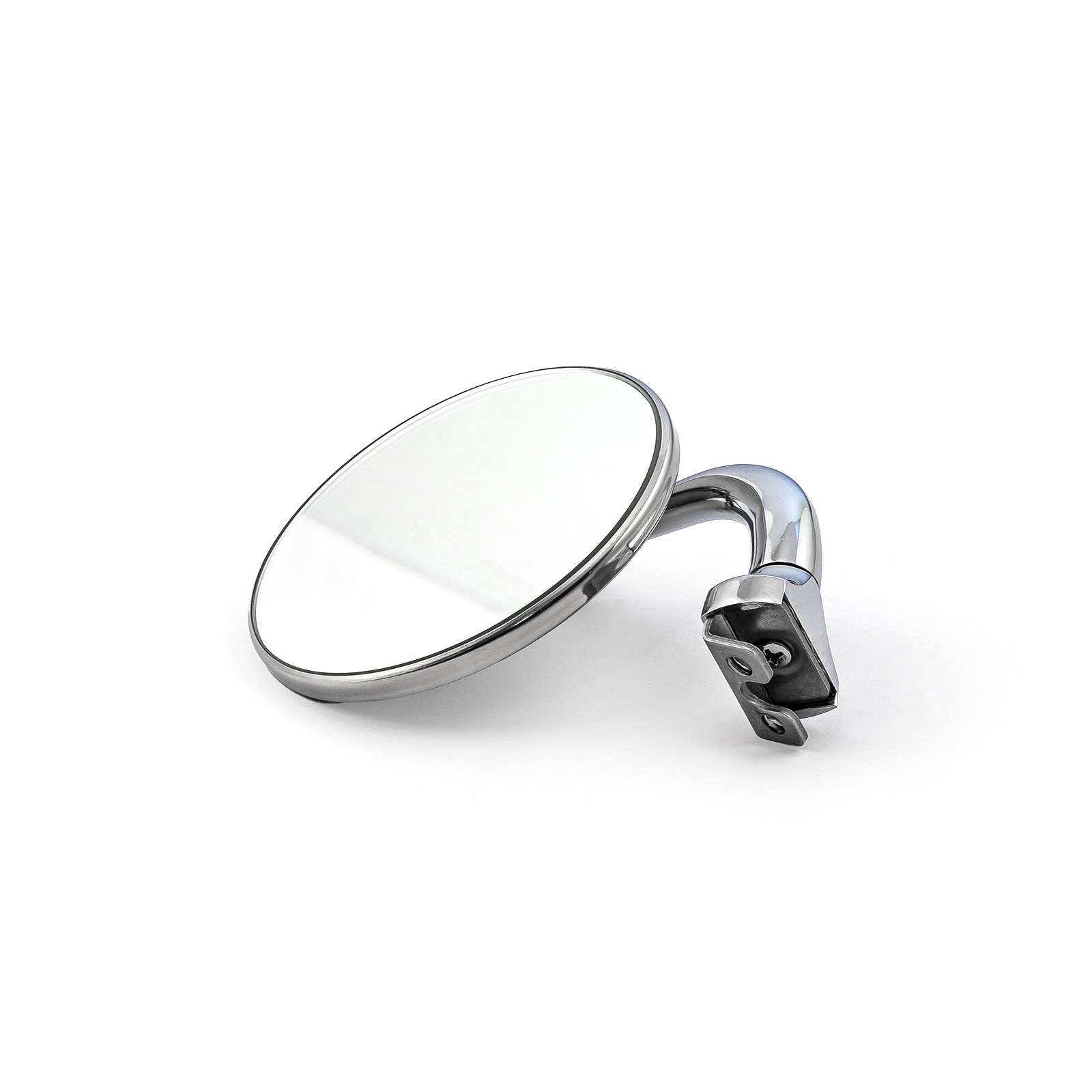 Speedmaster® PCE419.1005 4" Round Peep Style Polished Stainless Steel Mirror - Fits L & R Doors