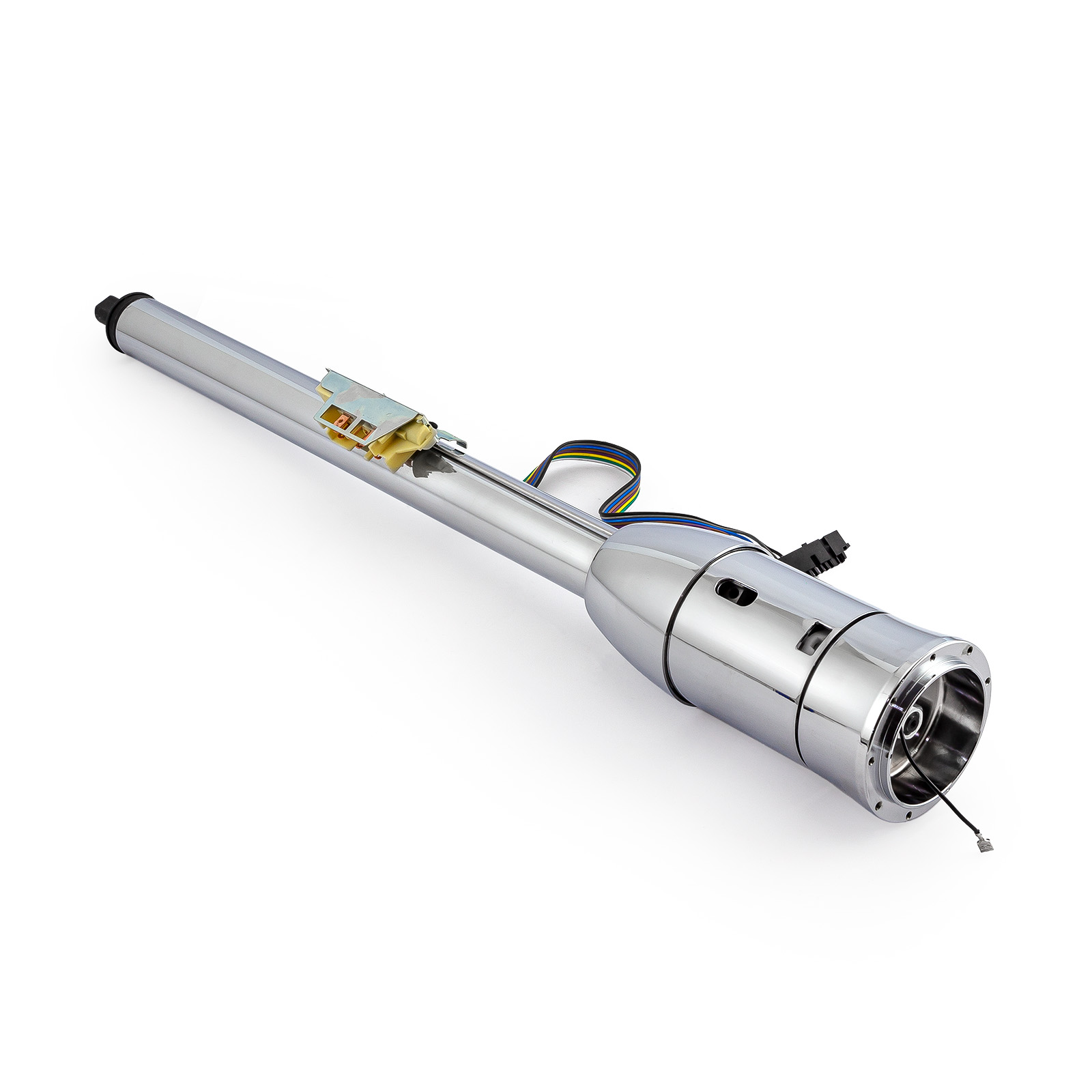 Speedmaster® PCE423.1004 32" Floor Shift Tilt Steering Column With Ignition Keys & Steering Wheel Adapter