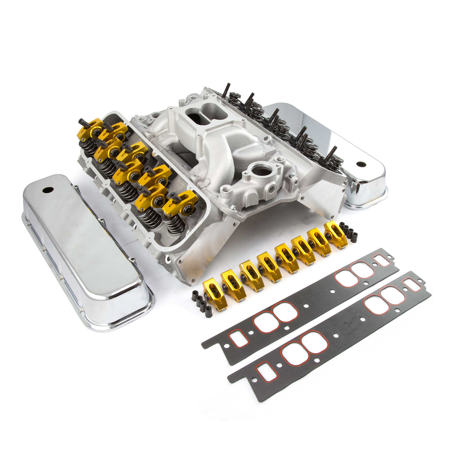 Speedmaster® PCE435.1018 Chevy BBC 396 454 Hyd Roller Cylinder Head Top End Engine Combo Kit [Oval Port]