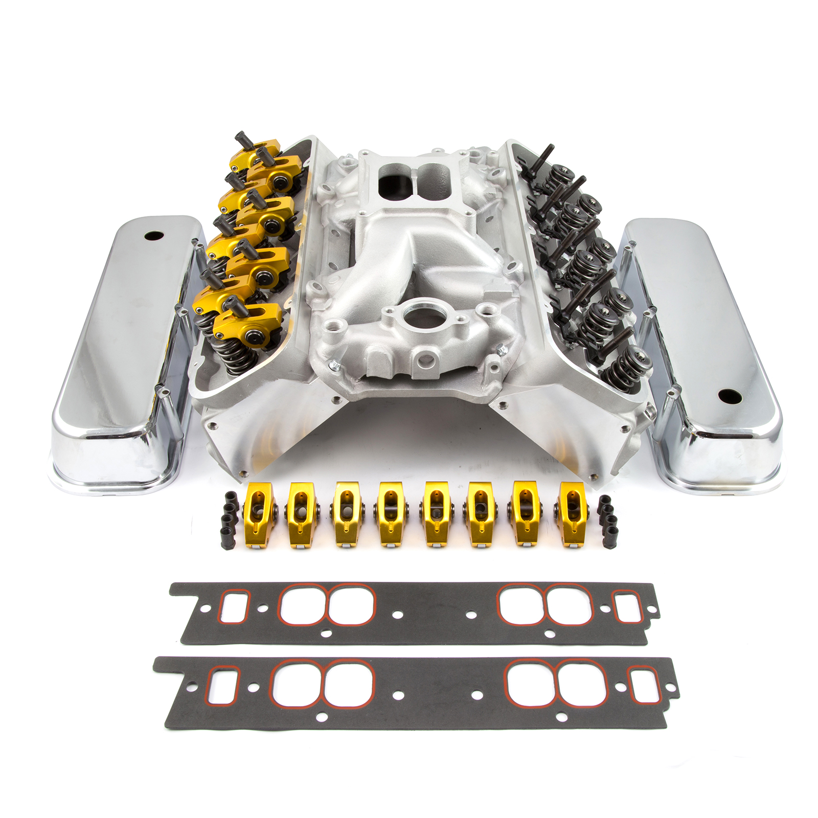 Speedmaster® PCE435.1018 Chevy BBC 396 454 Hyd Roller Cylinder Head Top End Engine Combo Kit [Oval Port]