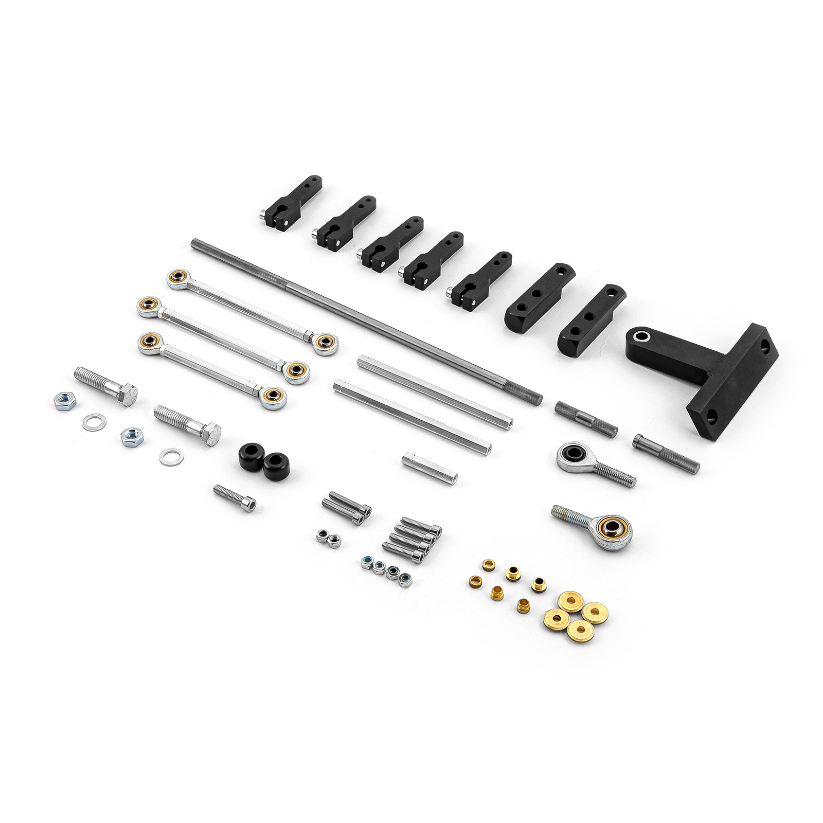Speedmaster® PCE476.1001 Dual Side Mount Carburetor Linkage Kit for Blower and Tunnel Ram Applications