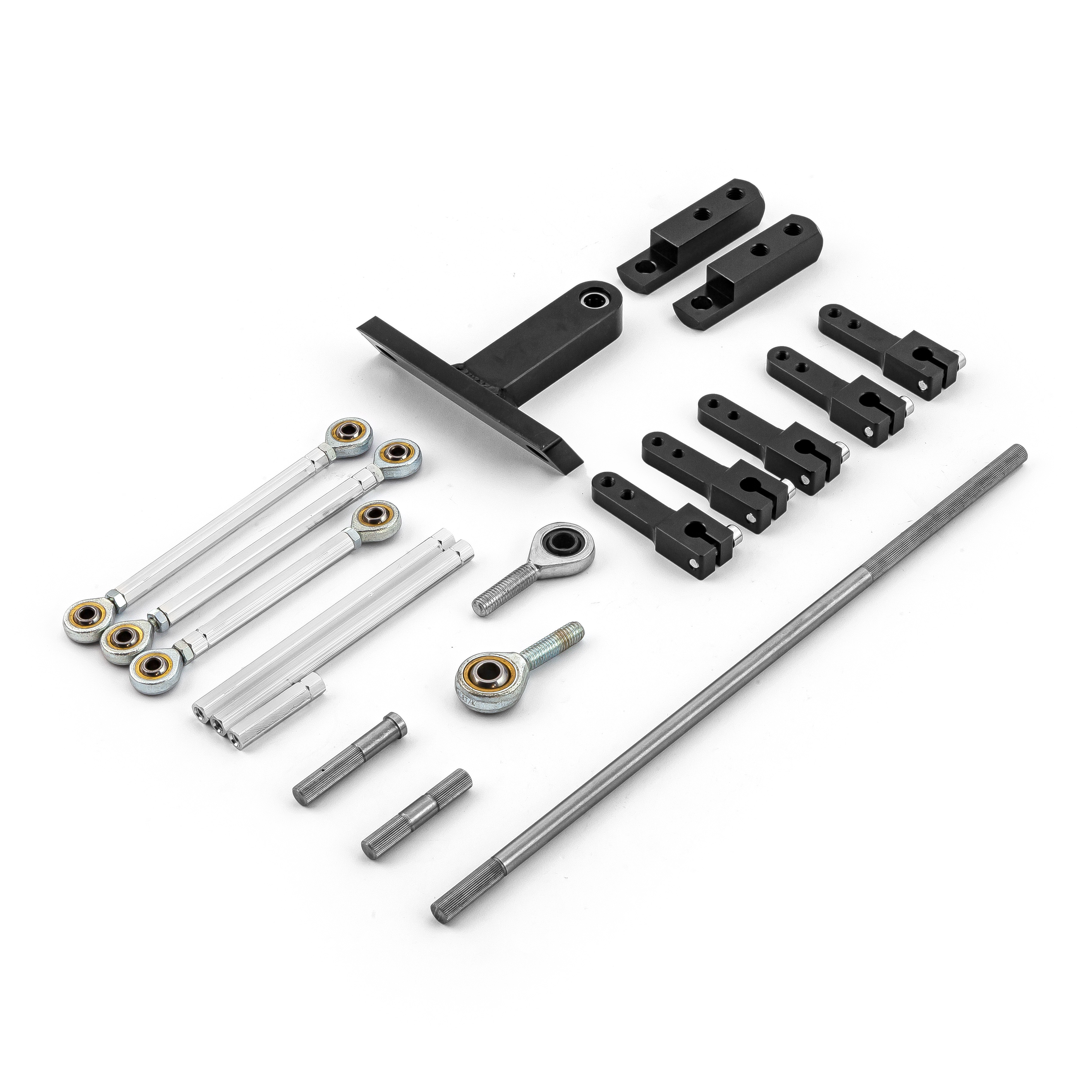 Speedmaster® PCE476.1001 Dual Side Mount Carburetor Linkage Kit for Blower and Tunnel Ram Applications