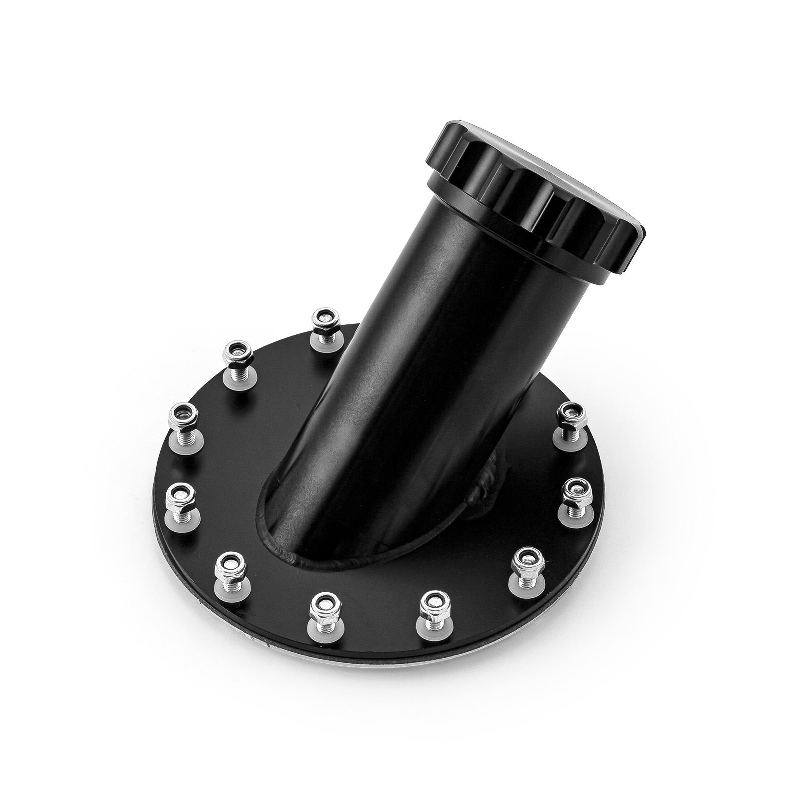 Speedmaster® PCE504.1001 Billet 45 Degree Black Aluminum Fuel Cell Fast Filler Neck