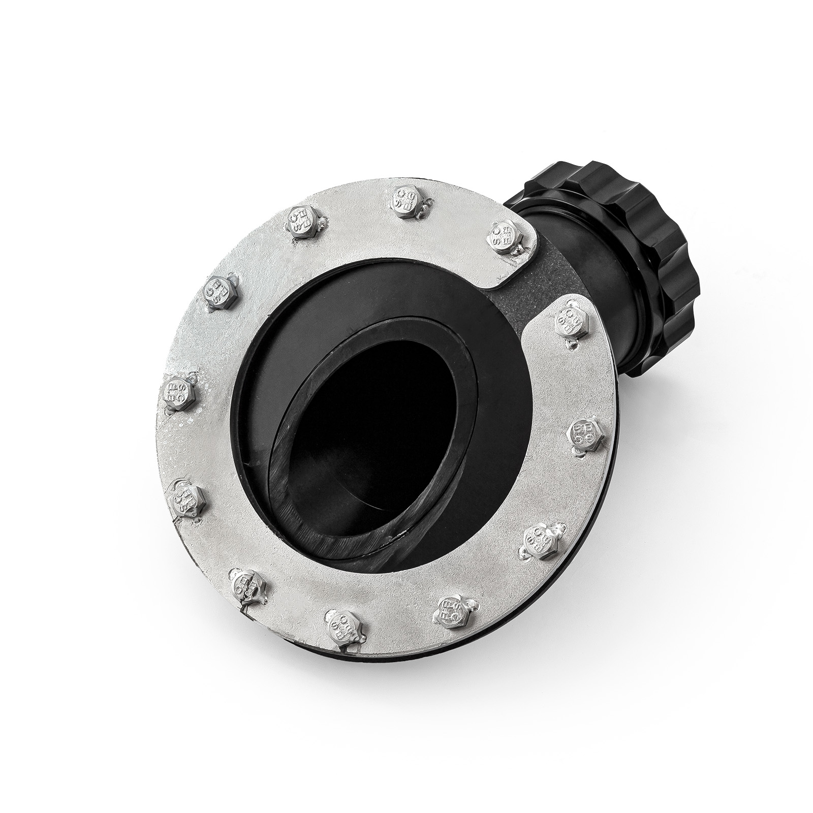 Speedmaster® PCE504.1001 Billet 45 Degree Black Aluminum Fuel Cell Fast Filler Neck